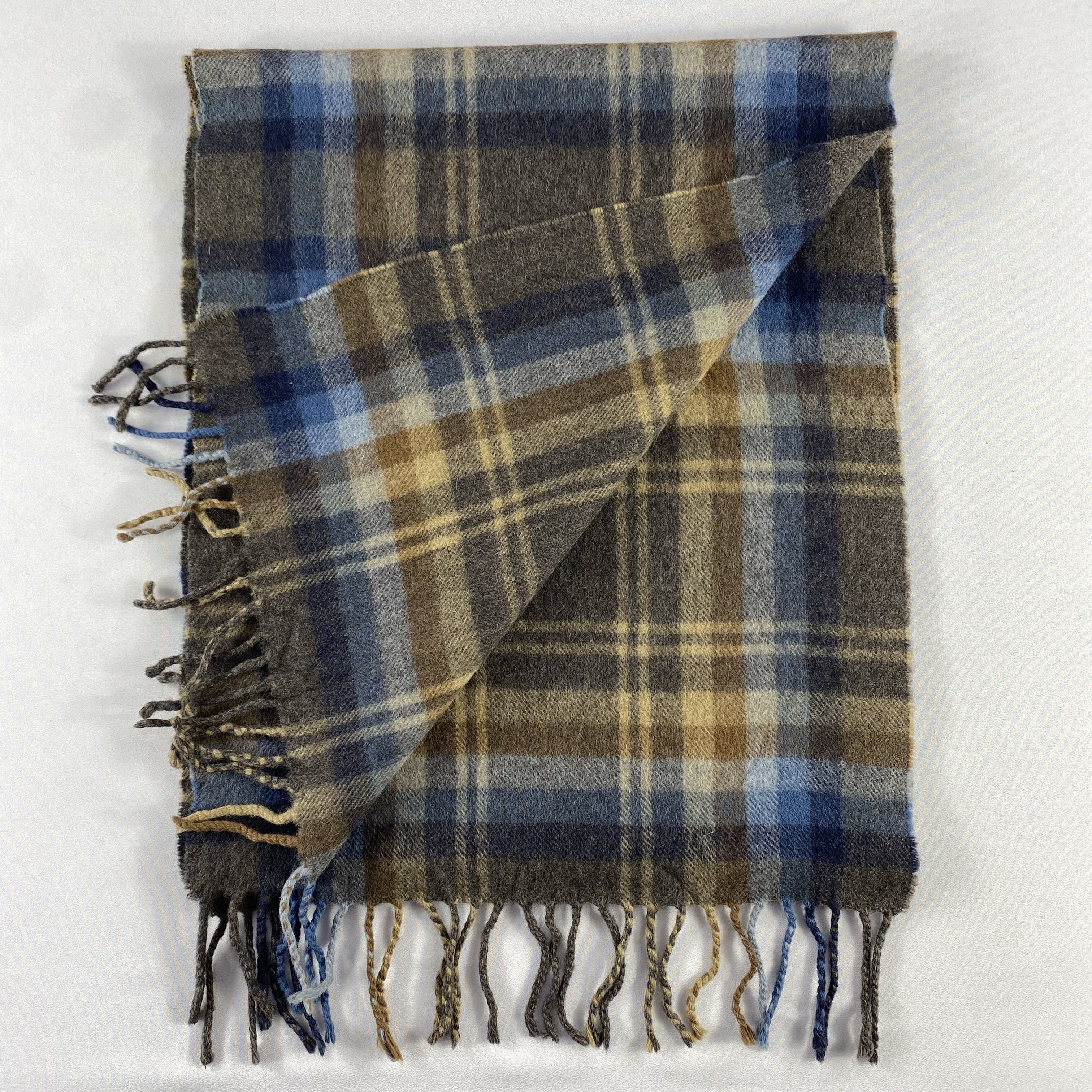 Begg x Co Vintage Begg Co Scarf Neck Wrap Wool Muffler Size ONE SIZE - 4 Thumbnail