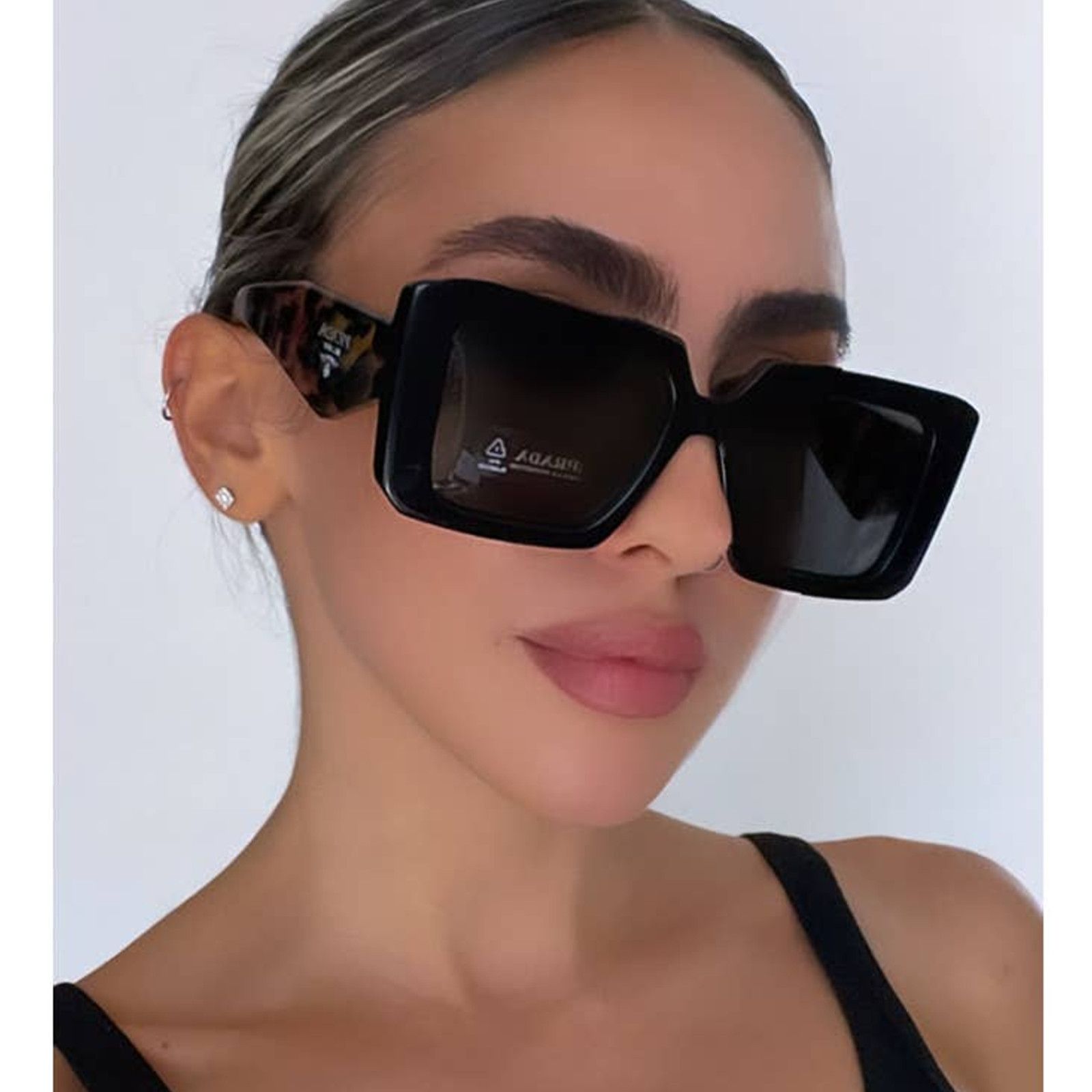 NEW Prada PR23YS Square Sunglasses in Black