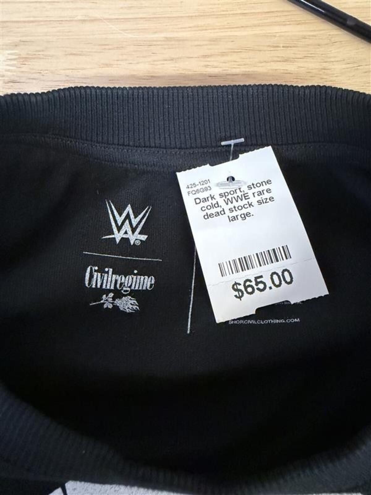 Civil Regime 2023 Darc Sport x WWE Stone Cold Skull Tee Deadstock Size L Size US L / EU 52-54 / 3 - 3 Thumbnail