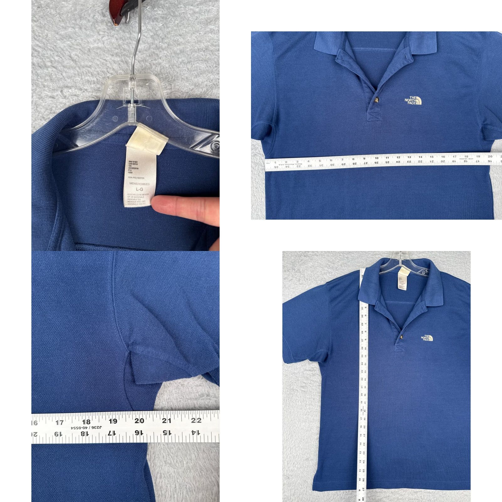 The North Face The North Face Polo Shirt Men Large Blue 100% Polyester Short Sleeve Golf Polo Shirt The North Face Mens Polo Shirt Blue Large Short Sleeve Golf Read Size US L / EU 52-54 / 3 - 8 Thumbnail