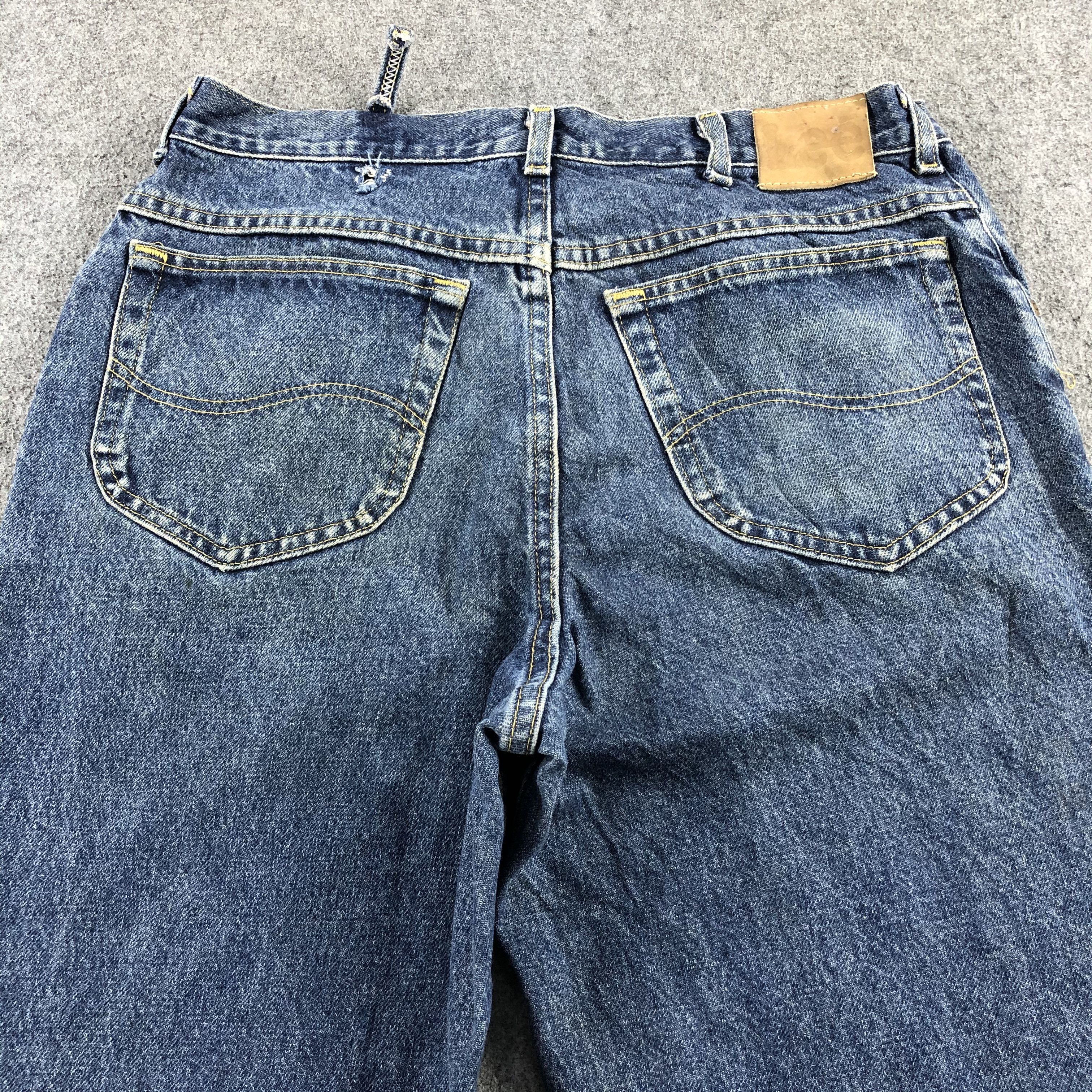 Lee Vintage Blue Wash Lee Jeans-J2142 Size US 34 / EU 50 - 4 Thumbnail