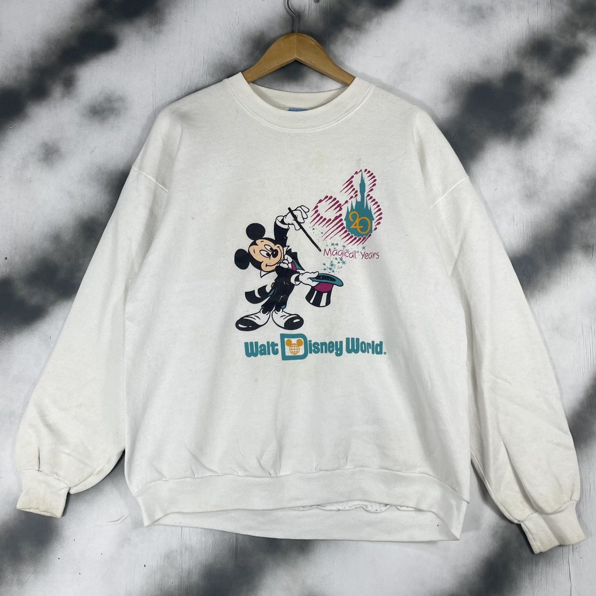 Disney × Mickey Mouse Vintage 90's Mickey Mouse 20 year anniversary Disney Size US L / EU 52-54 / 3 - 1 Thumbnail