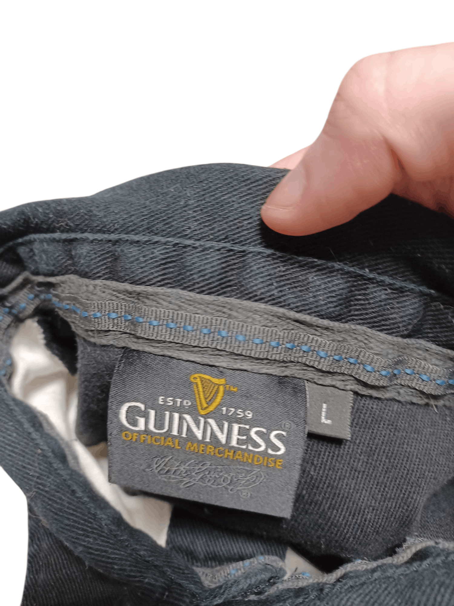 Cotton Traders GUINNESS OFFICIAL MERCH FIRE EMBROIDERED LOGO POLO SHIRT Size US L / EU 52-54 / 3 - 5 Thumbnail