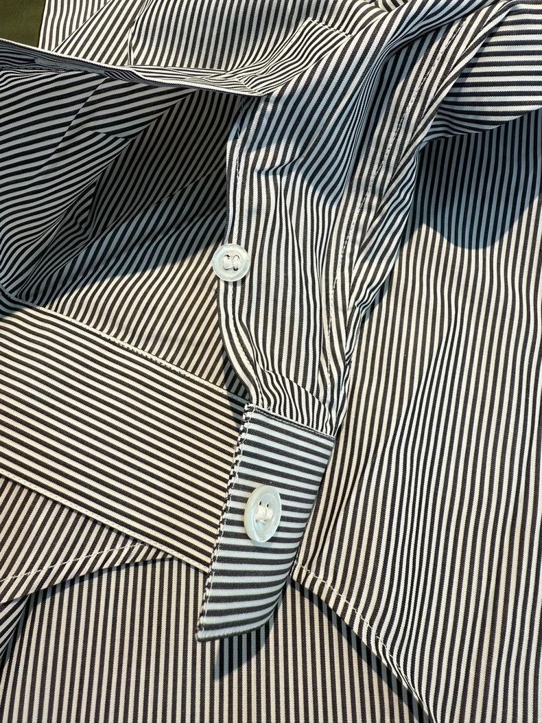 Dior Dior Striped Long Sleeve Shirt 38-2507 Size US S / EU 44-46 / 1 - 7 Thumbnail