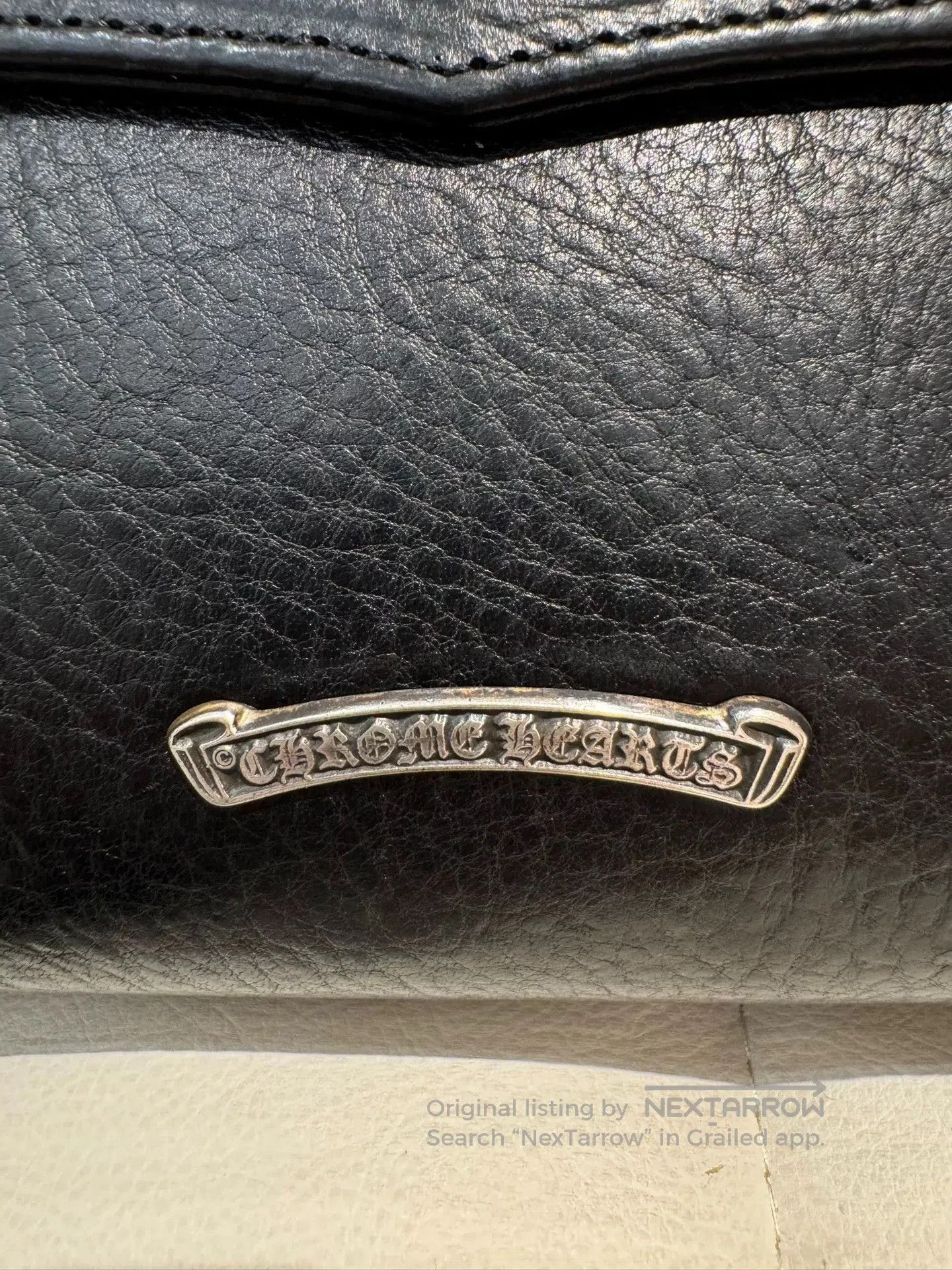 Chrome Hearts chrome hearts black handbag with shoulder strap. Size ONE SIZE - 4 Thumbnail
