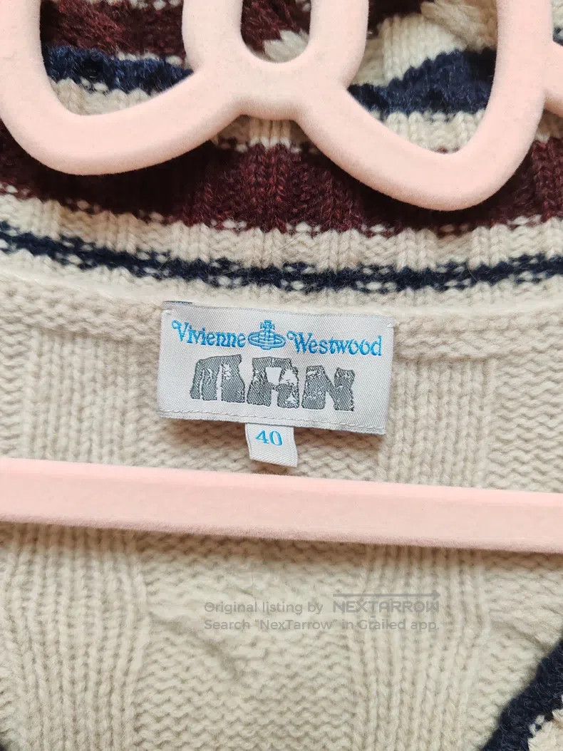 Vivienne Westwood Vivienne Westwood Badge style apricot color knitted sweate Size S / US 4 / IT 40 - 4 Thumbnail