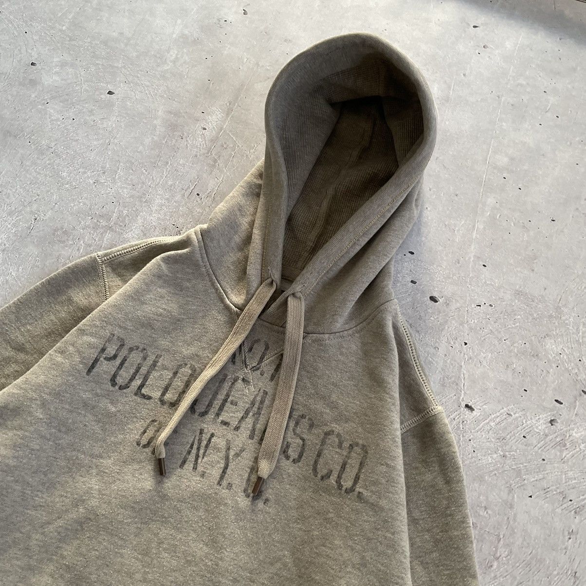 Polo Ralph Lauren × Vintage Vintage hoodie Polo Ralph Lauren style RRL Y2K Size US L / EU 52-54 / 3 - 4 Thumbnail
