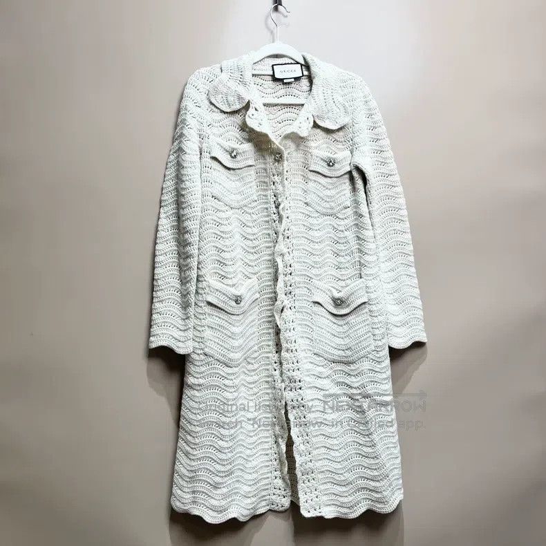 Gucci Gucci Long woollen coat Size XXS / US 00 / IT 34 - 1 Thumbnail