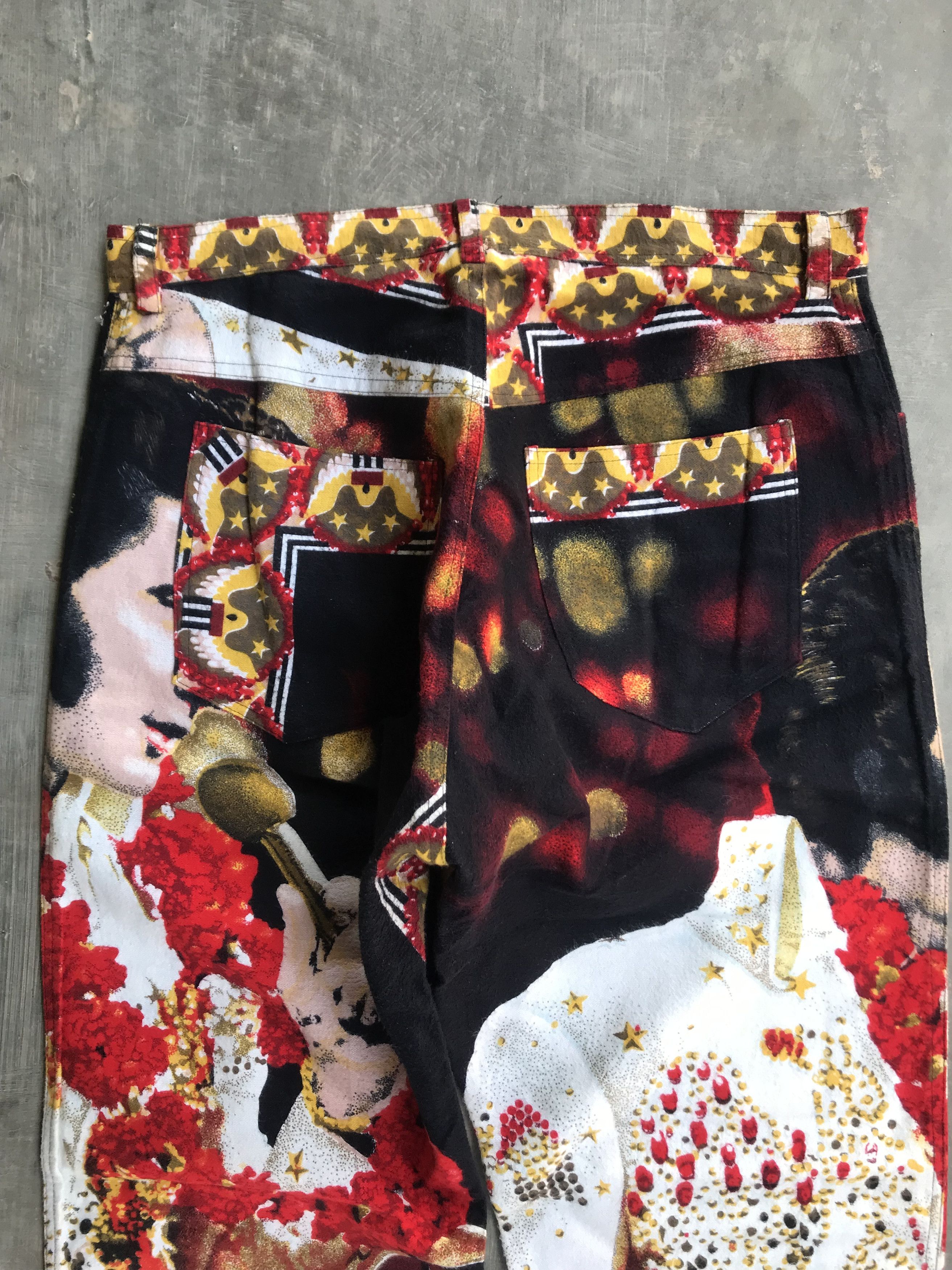 Tripp NYC Tripp NYC Elvis Presley Full Print Pants Size US 33 - 3 Thumbnail
