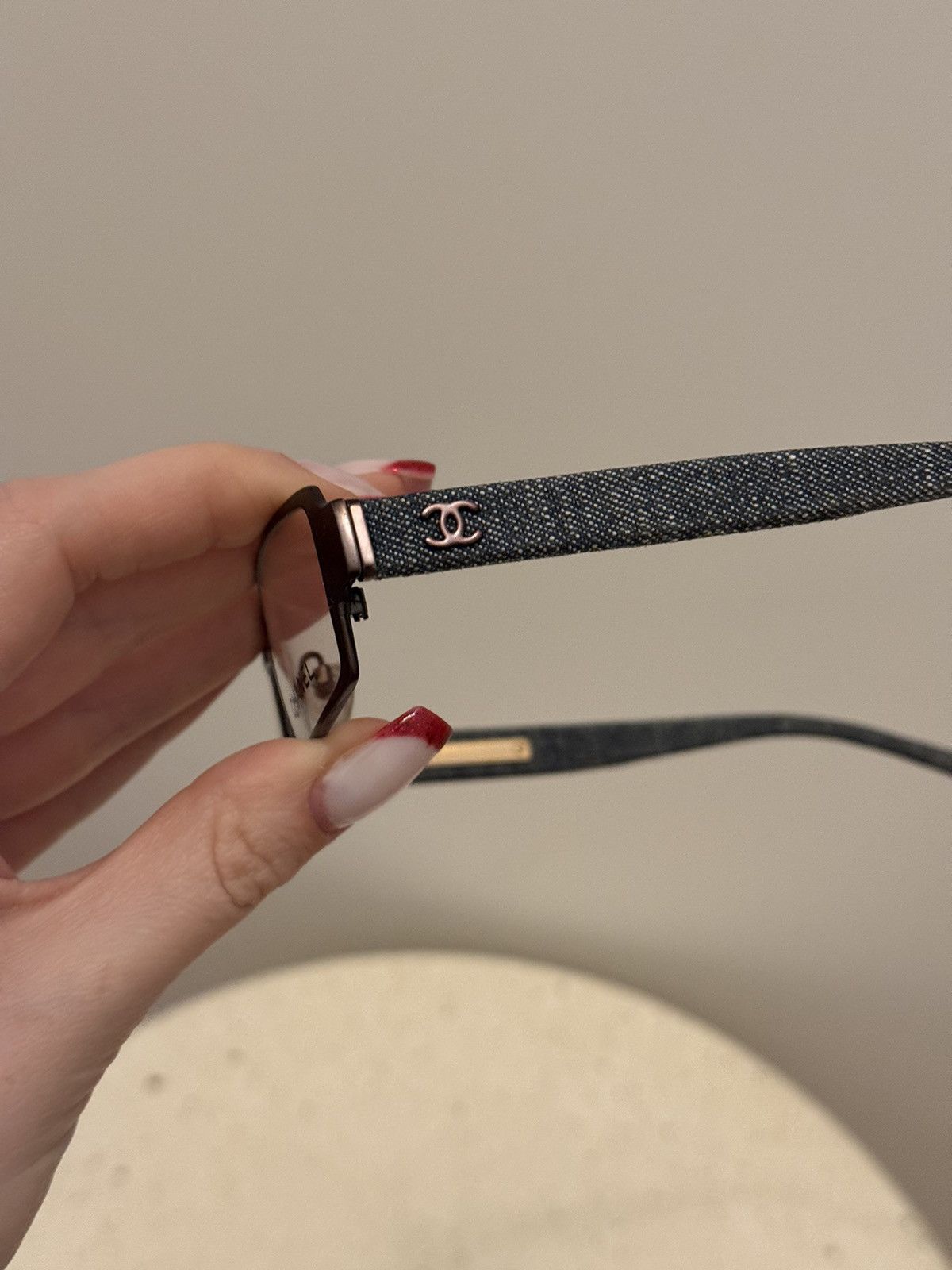 Chanel NEW🚨Chanel CC 2150-T Denim Glasses Titanium Size ONE SIZE - 5 Thumbnail