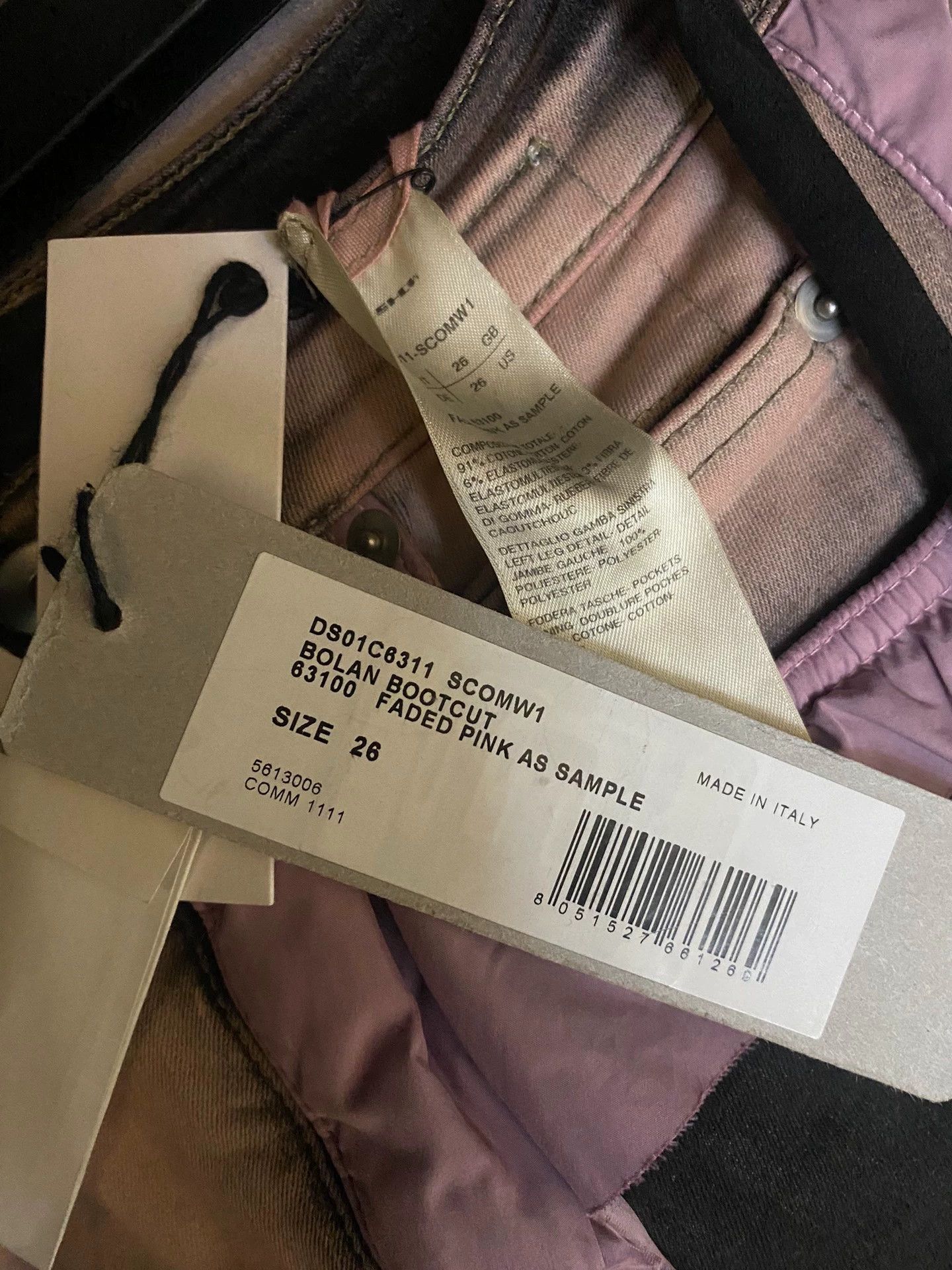 Rick Owens Rick Owens 23ss Drkshdw patchwork pink jeans Size 26" / US 2 / IT 38 - 7 Thumbnail