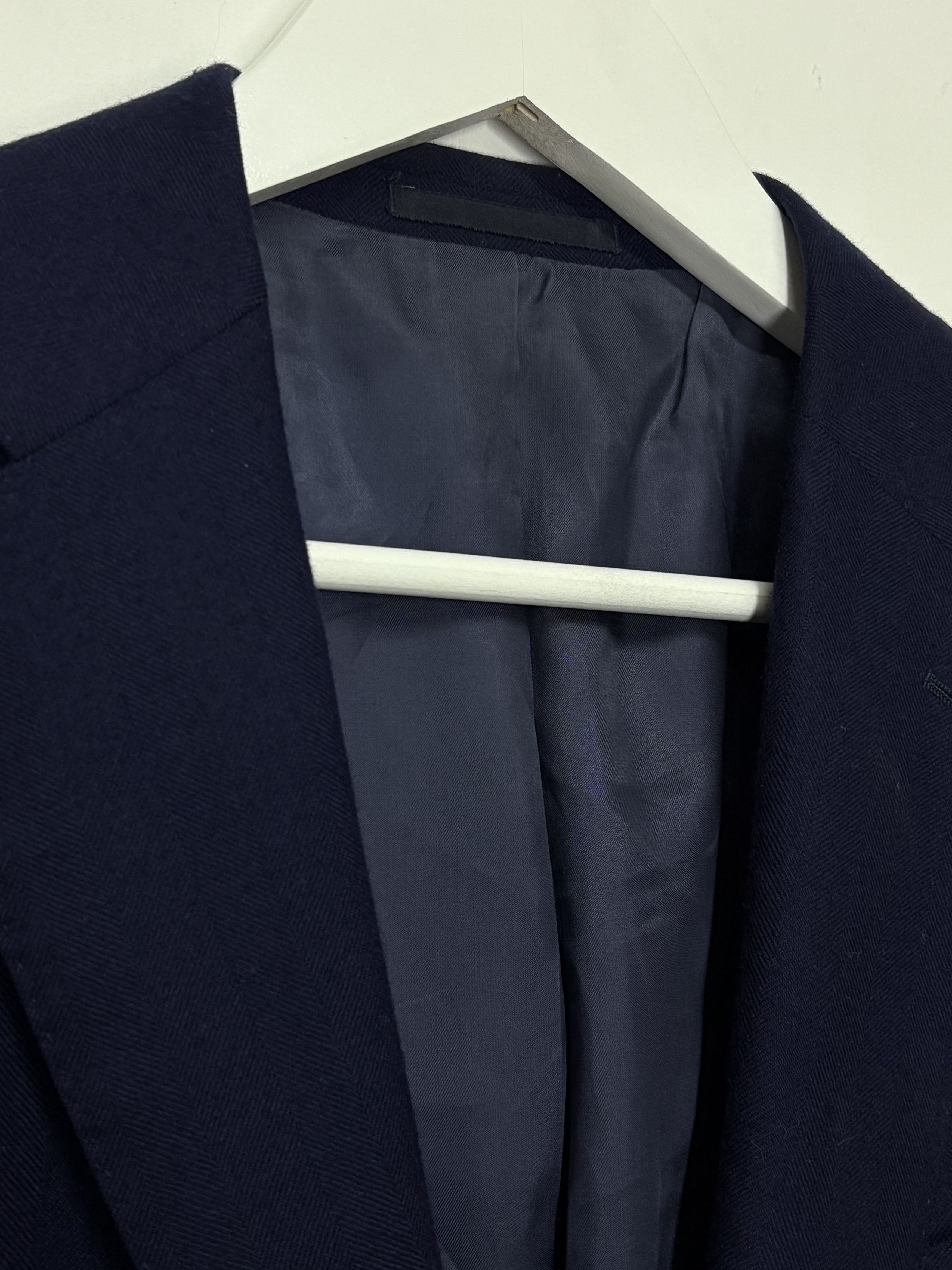 Suitsupply Suitsupply Havana HL 100% Pure Cashmere Navy Blazer Jacket Size 48R - 8 Thumbnail