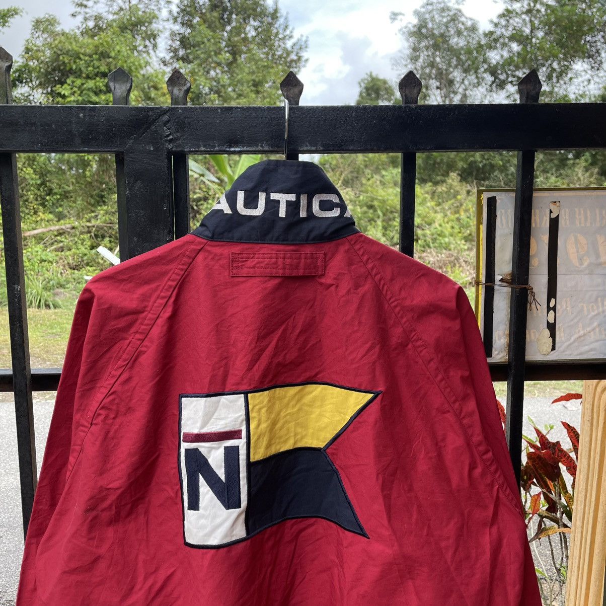 Nautica 🔥Vintage Nautica Full Zipper Windbreaker Light Jacket Size US L / EU 52-54 / 3 - 3 Thumbnail