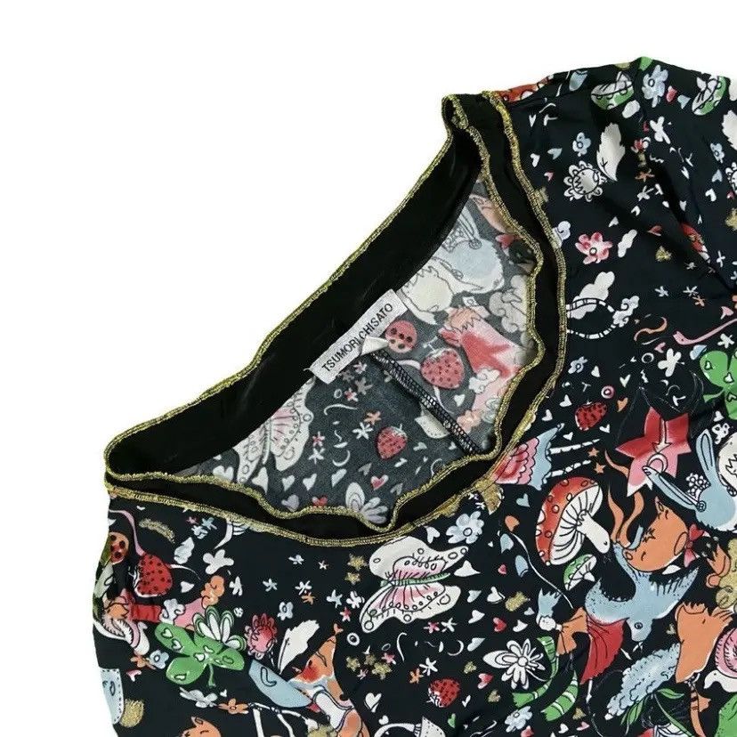 Tsumori Chisato Tsumori Chisato Full Printed Mini Dress Size S / US 4 / IT 40 - 2 Thumbnail