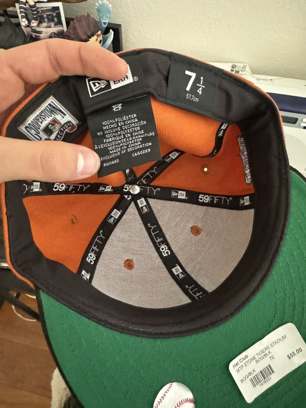 Hat Club × MLB × New Era Hat club exclusive Detroit Tigers “ Cool fashion “ 7 1/4 Size ONE SIZE - 5 Thumbnail