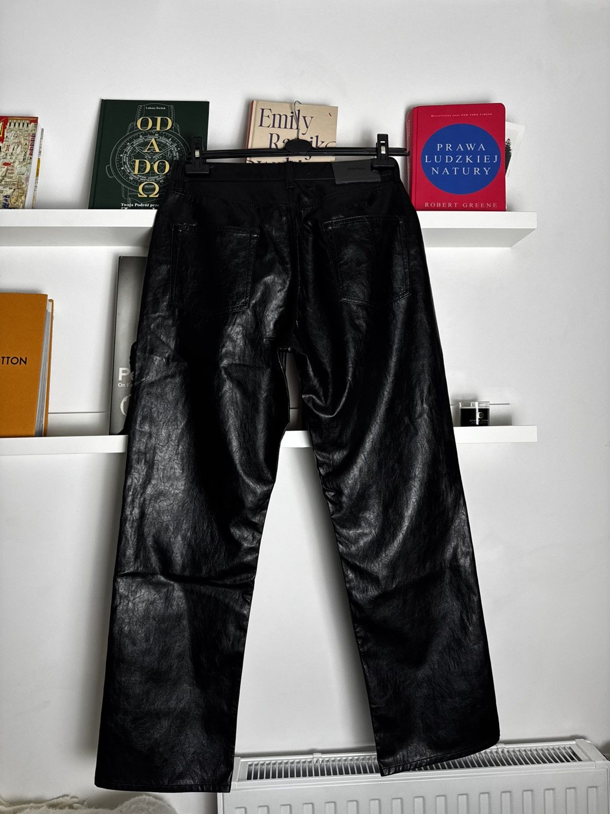 Our Legacy OUR LEGACY FAKE Leather pants moto Archive Hype Streetwear Size US 31 - 6 Thumbnail