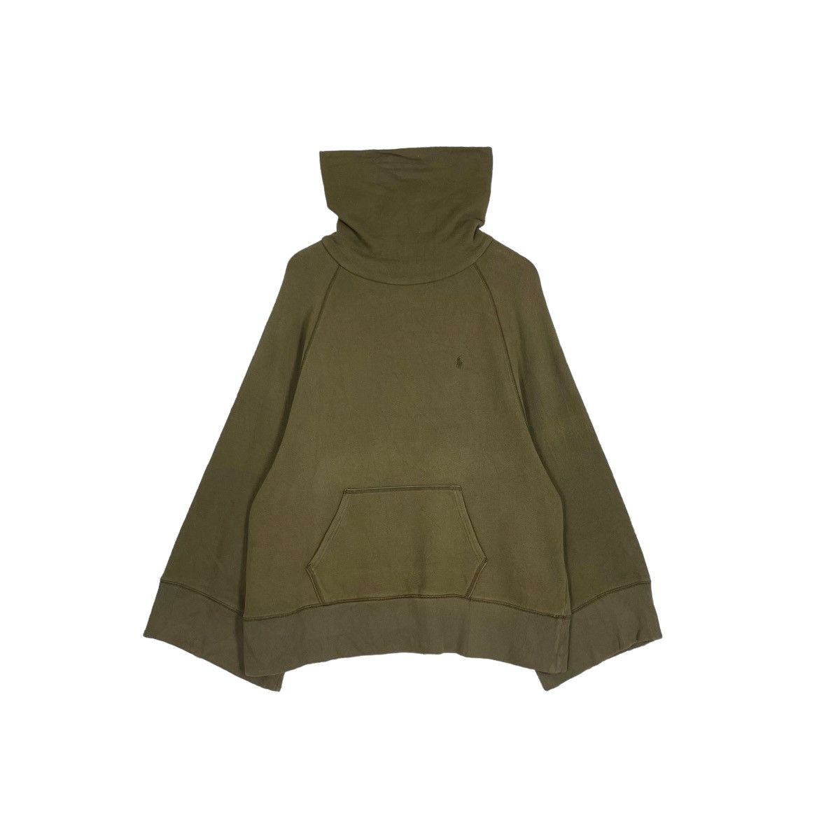 Ralph Lauren Vintage Ralph Lauren Turtle Neck Sweatshirt Women Sun Faded Size M / US 6-8 / IT 42-44 - 5 Thumbnail