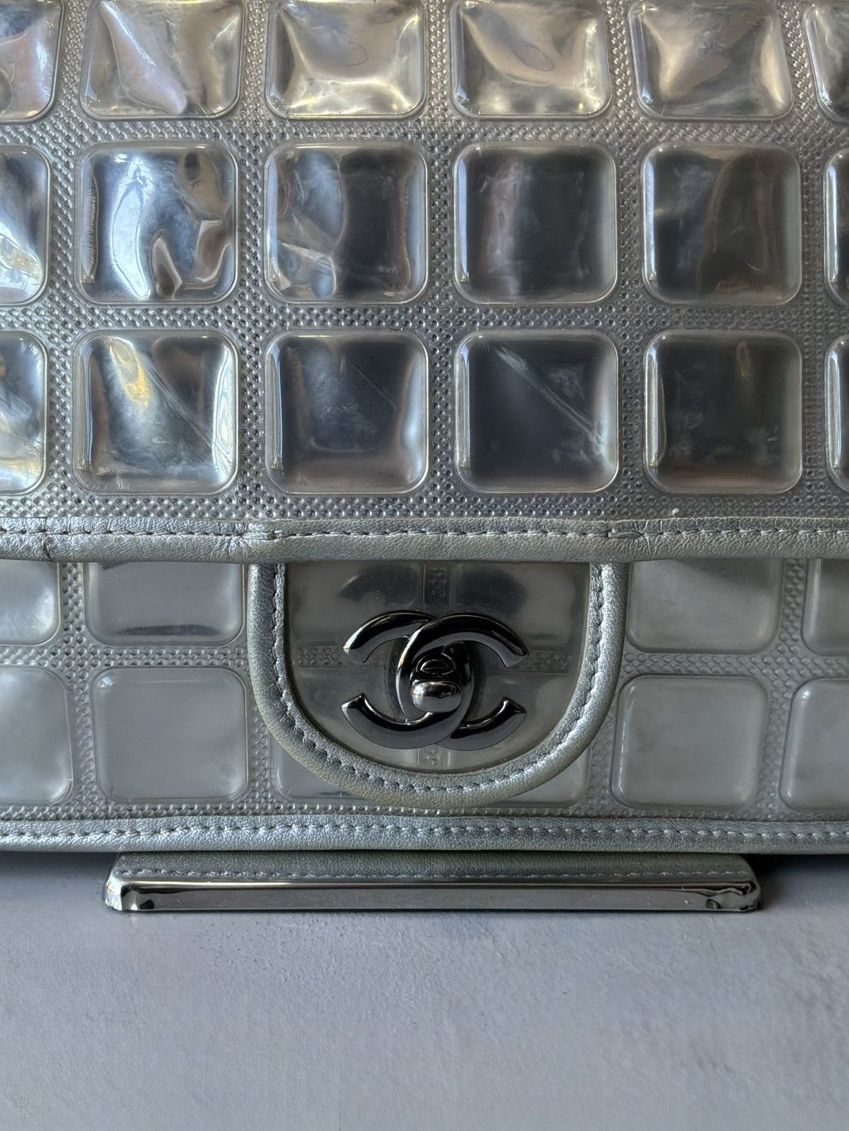 Chanel 2007 - Chanel Ice Cube Bar - Metallic Flap Bag Size ONE SIZE - 5 Thumbnail