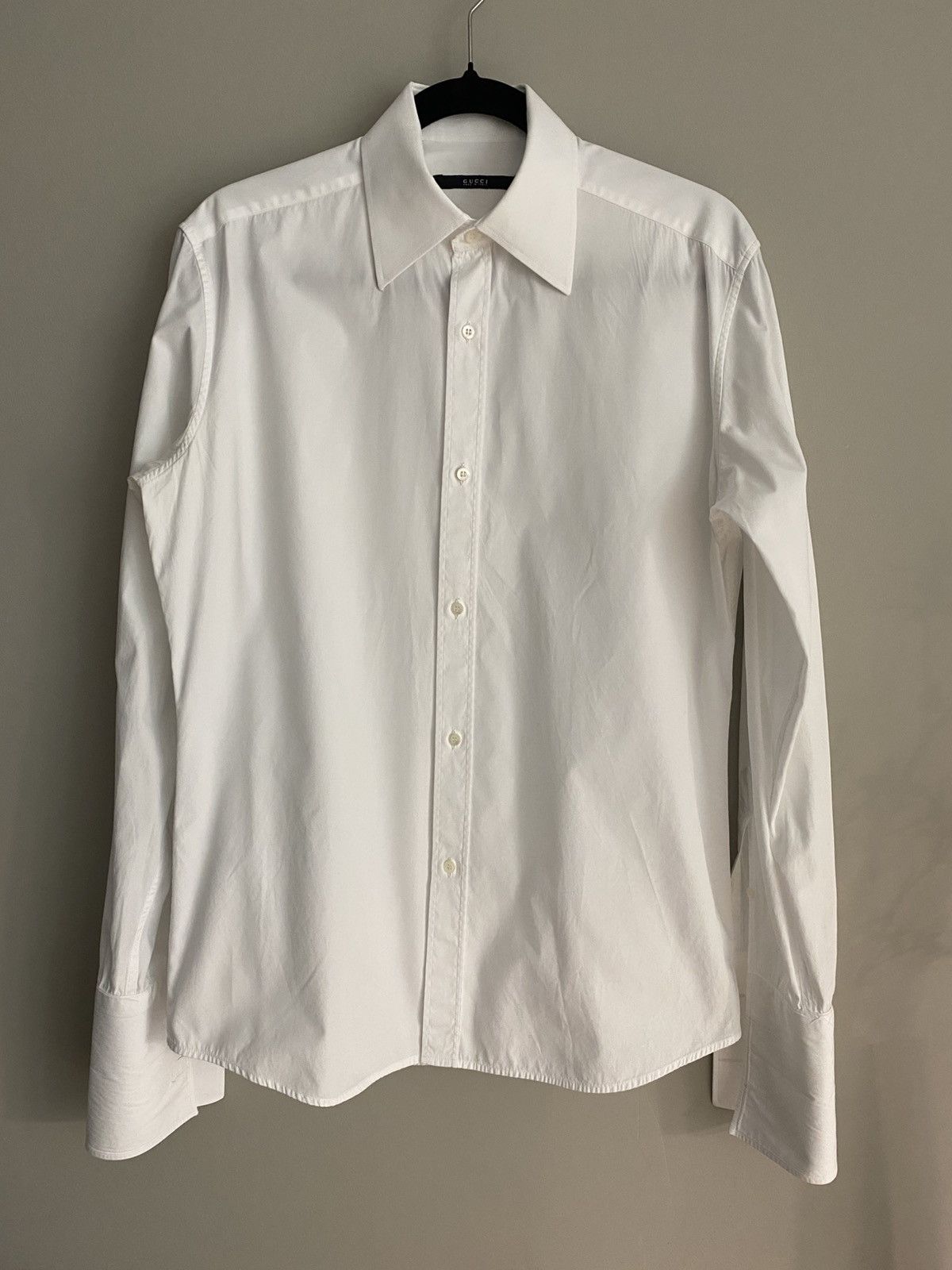 Gucci Gucci classic white shirt- Size 38/15 Size US M / EU 48-50 / 2 - 1 Thumbnail
