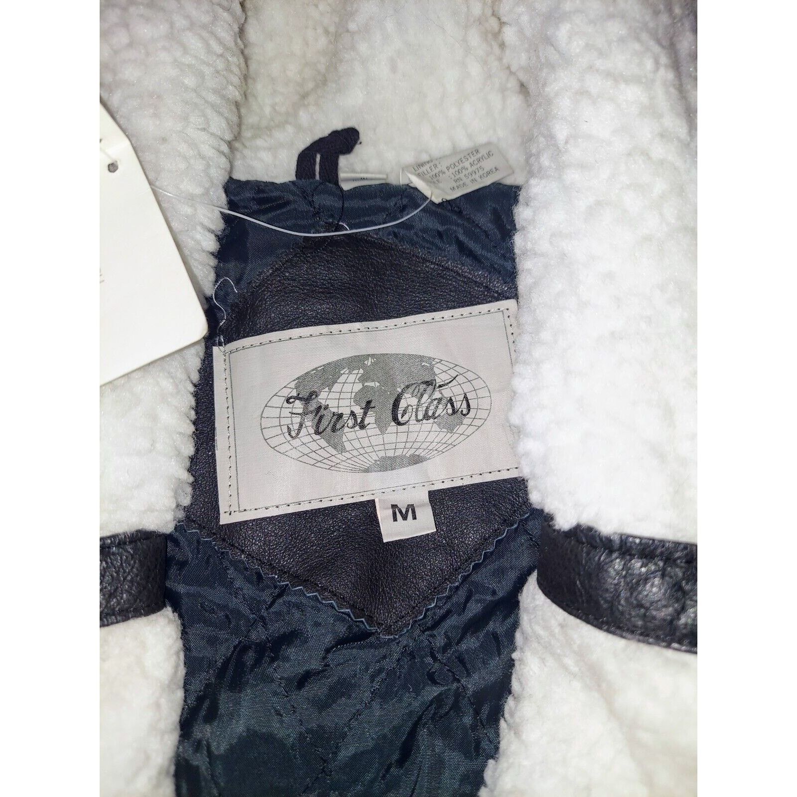 First MFG Co. first class 100% acrylic with genuine leather trim jacket Size US M / EU 48-50 / 2 - 5 Thumbnail