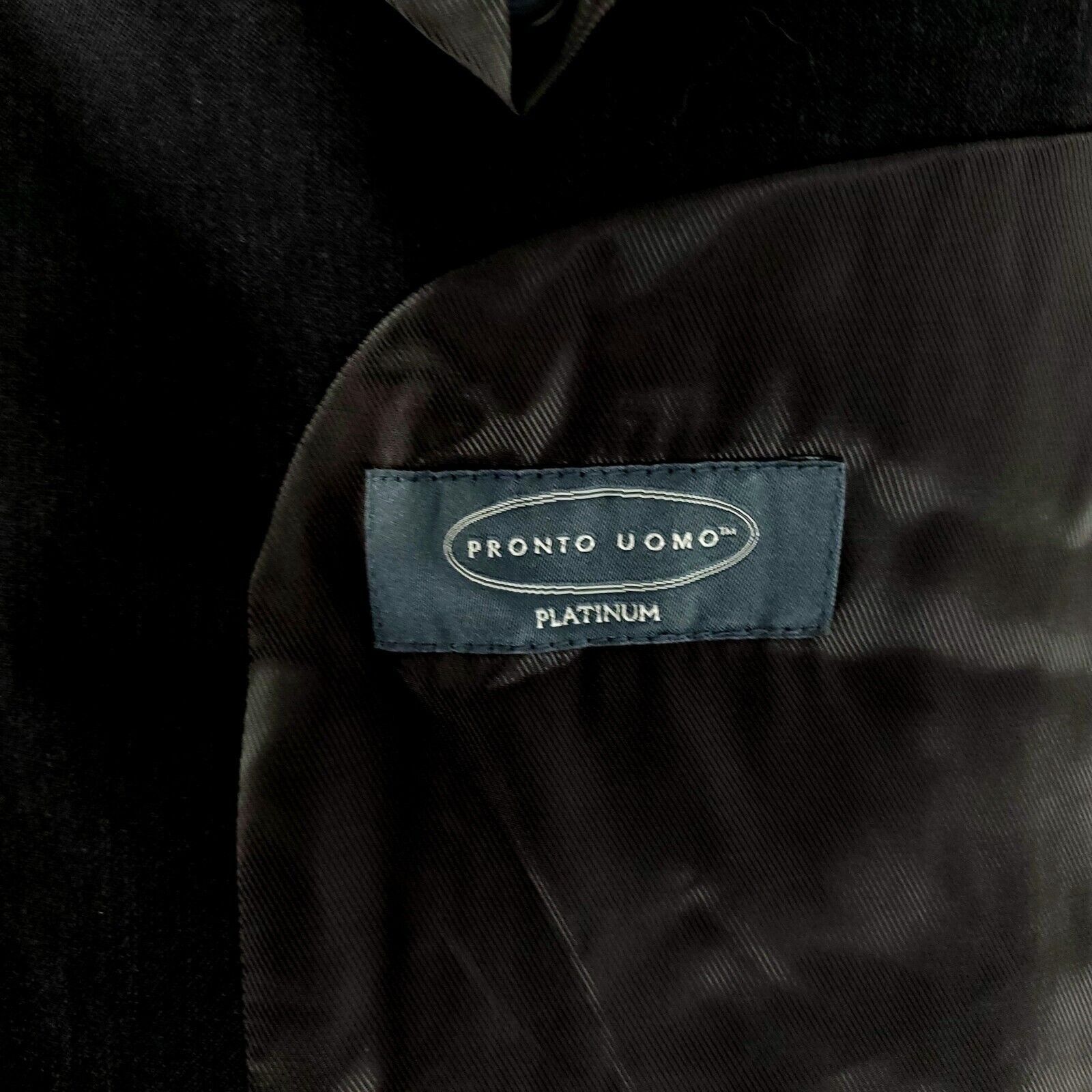 Pronto Uomo Pronto Uomo Platinum Wool 2 Button Blazer 40R Charcoal Gray Size 40R - 7 Thumbnail
