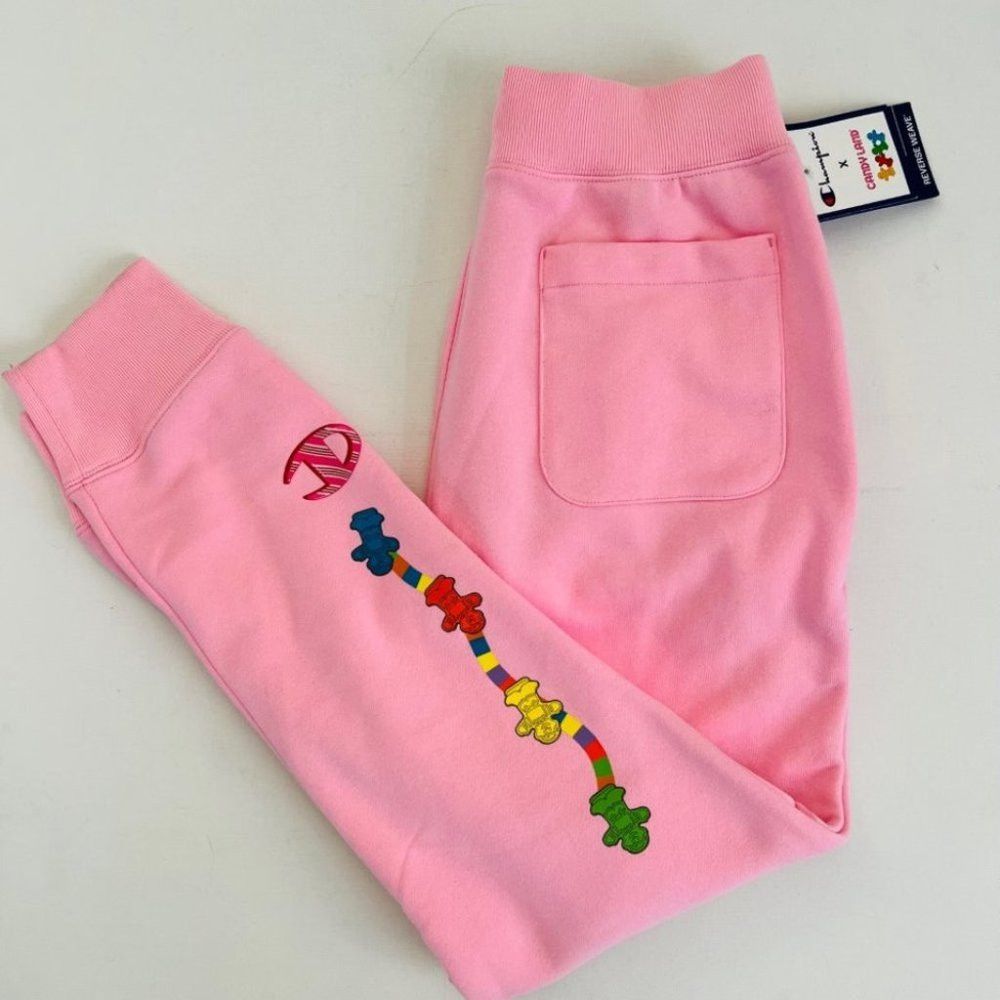 Champion x Candyland, Reverse Weave Sweatpants, top Pink