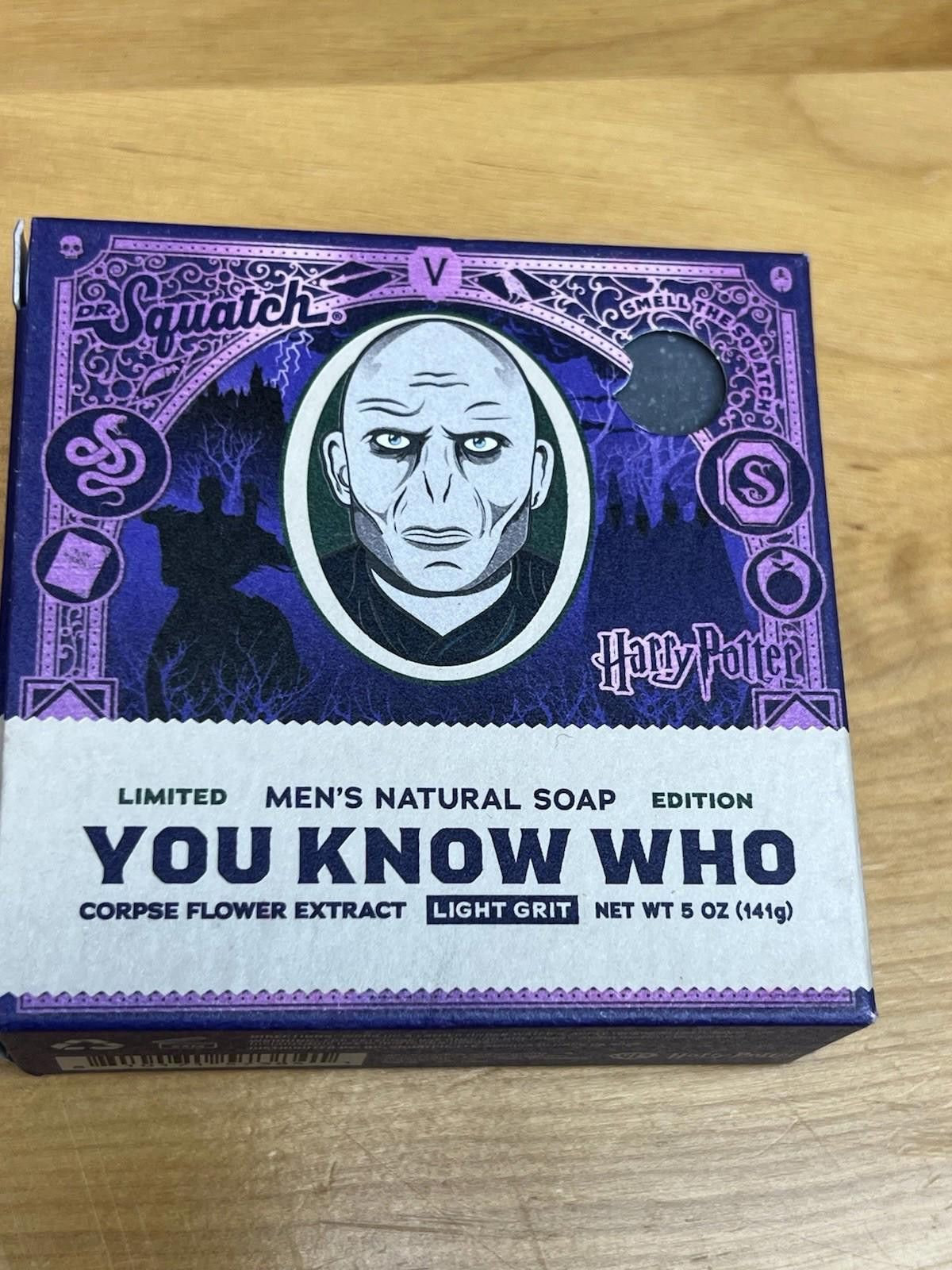Other Harry Potter Dr. Squatch Men's Natural Soap You Know Who 5oz Size ONE SIZE - 1 Thumbnail