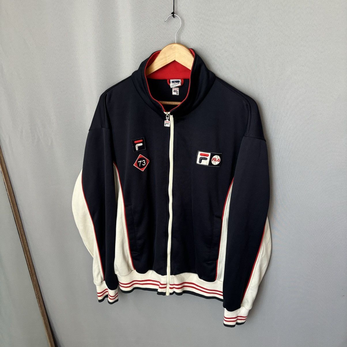 Fila Fila vintage rare zip xl streetwear Italy Size US XL / EU 56 / 4 - 1 Thumbnail