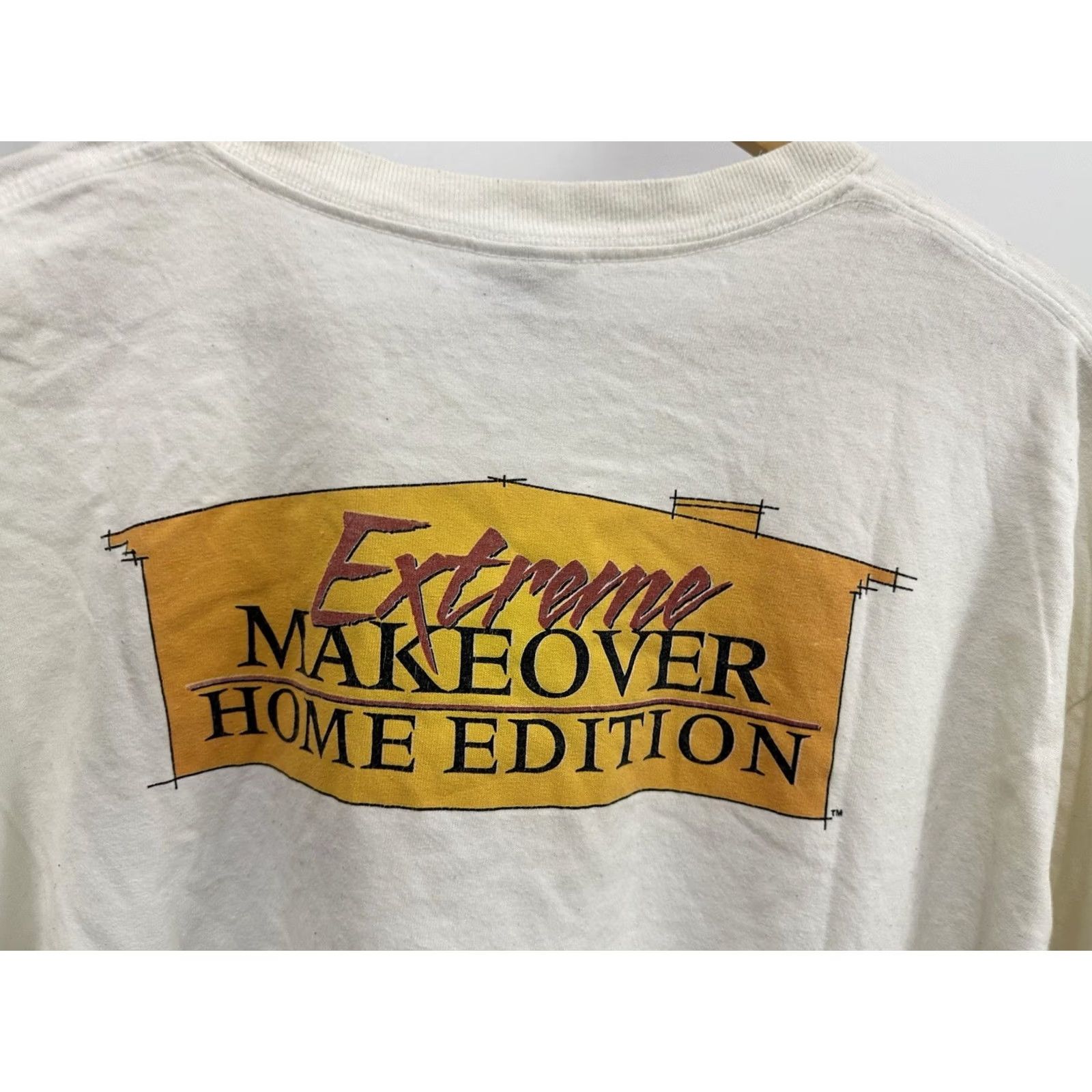 Gildan VTG Extreme Makeover Home Edition T-Shirt XL White Men Short Sleeve Gildan Size US XL / EU 56 / 4 - 6 Thumbnail