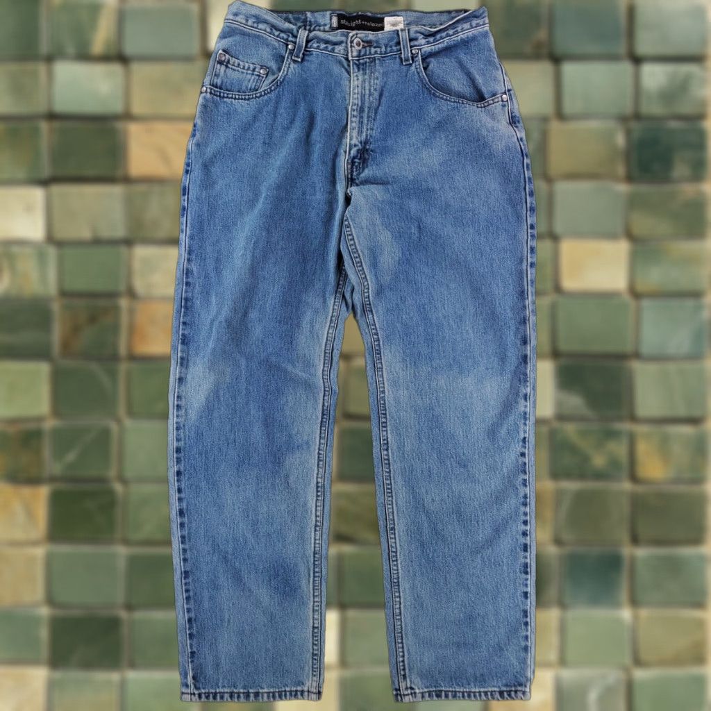 Levi's VINTAGE Levi's Silvertab Straight Relaxed 90s Jeans Mens 34x31.5 34x34 Blue Denim Mens Size US 34 / EU 50 - 1 Thumbnail