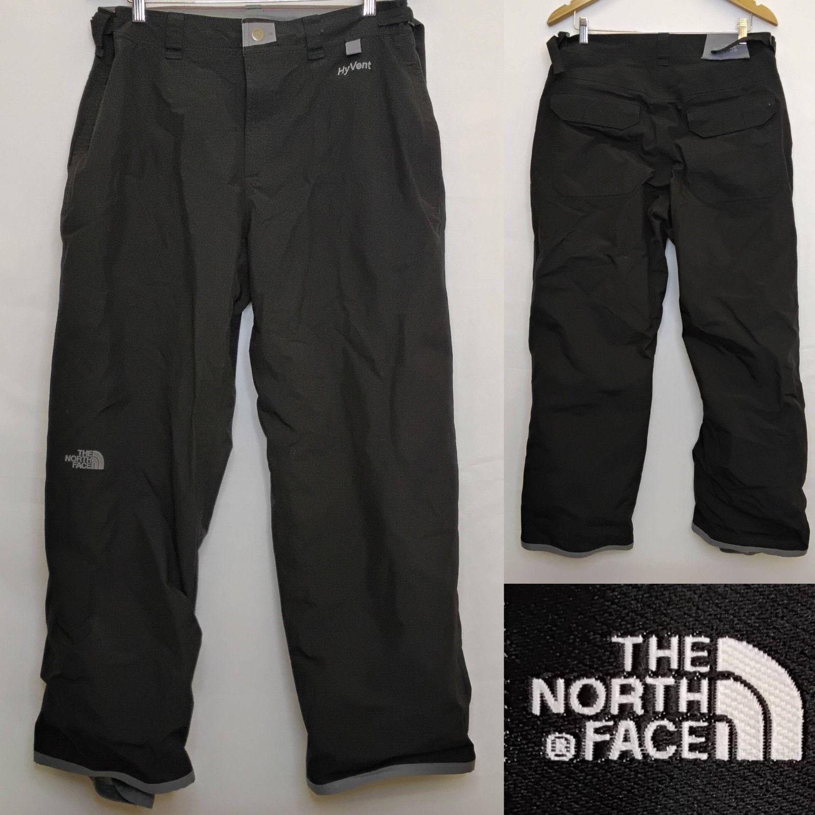 The North Face The North Face Hyvent Ski Pants Men's L Black Waterproof Size US 35 - 1 Thumbnail