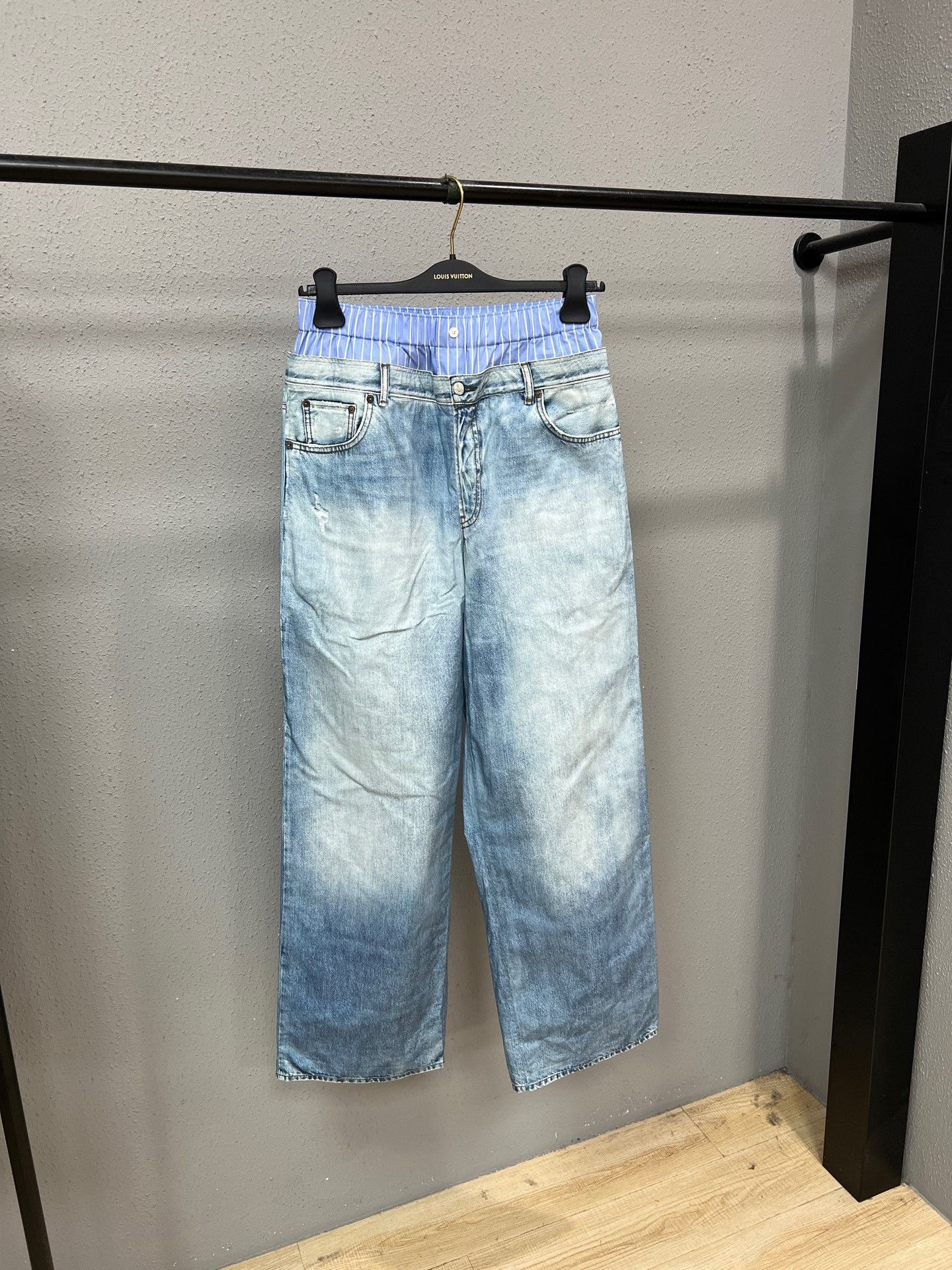 Acne Studios Acne Studios Fake Two-Piece Jeans Size US 34 / EU 50 - 1 Thumbnail