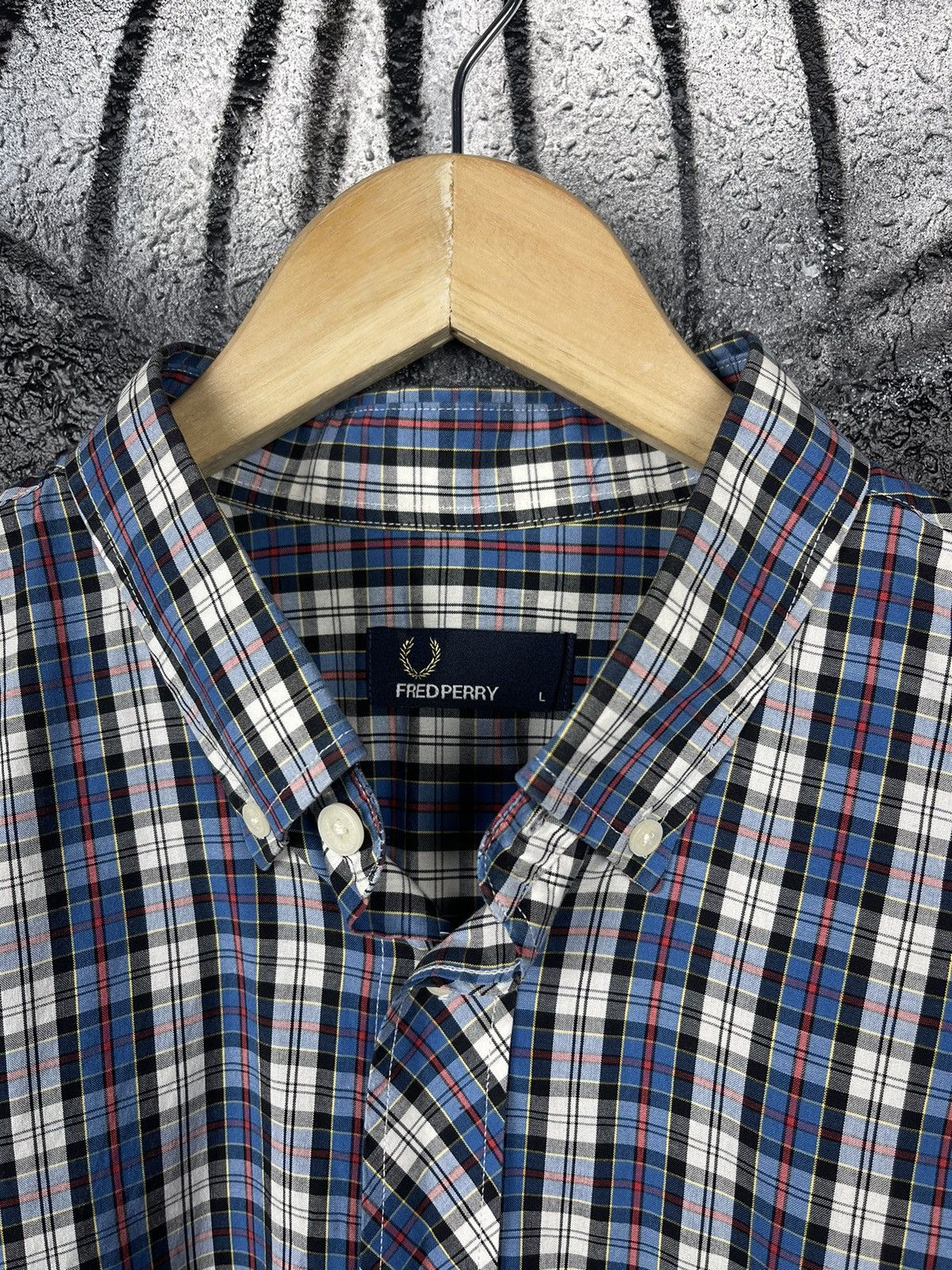 Fred Perry Fred Perry Checked Shirt Button Up Men’s Size L Size US L / EU 52-54 / 3 - 5 Thumbnail