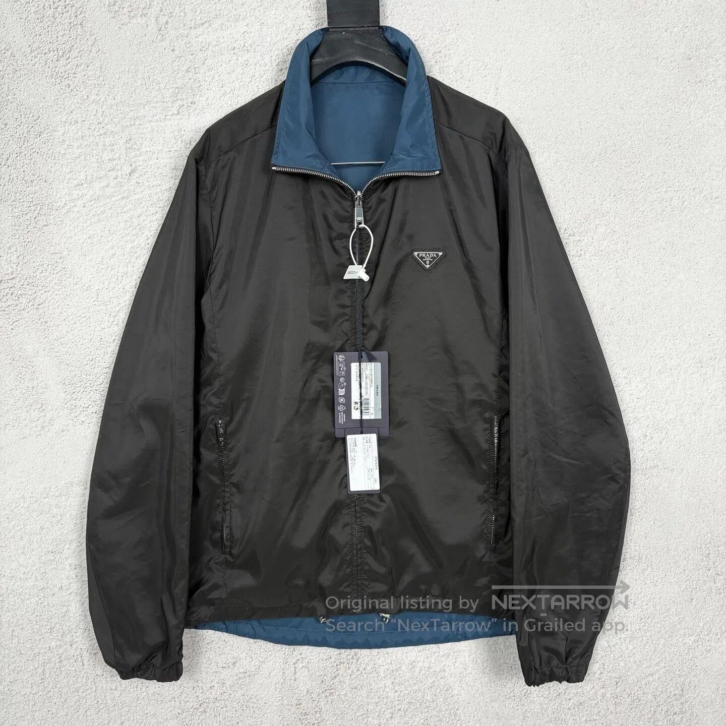 Prada Prada FW24 Metal Triangle Stand Collar Jacket. Size US L / EU 52-54 / 3 - 1 Thumbnail