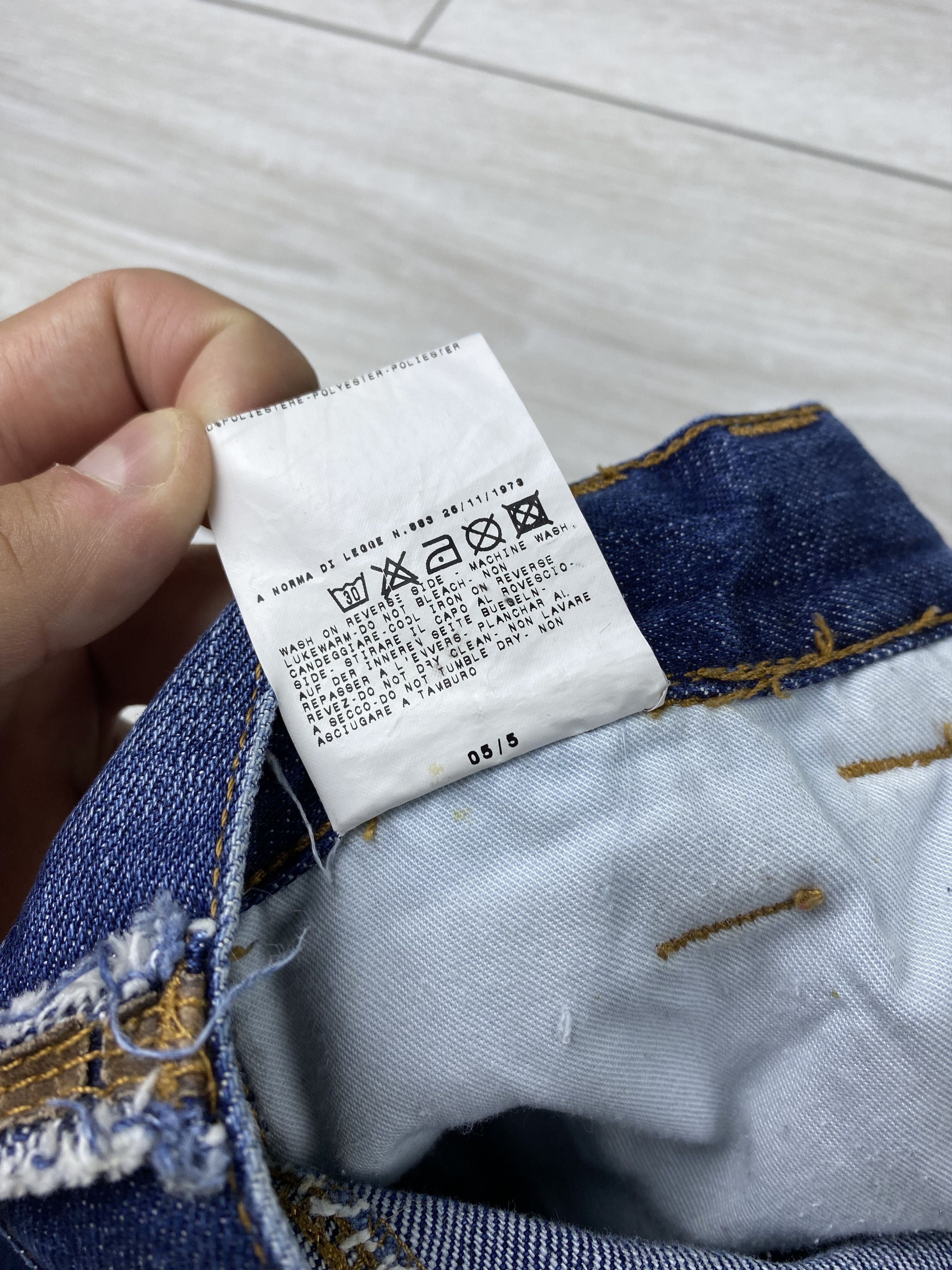 Versace Jeans Couture Rare vintage Versace jeans couture stright jeans size 29 Size 29" - 12 Thumbnail