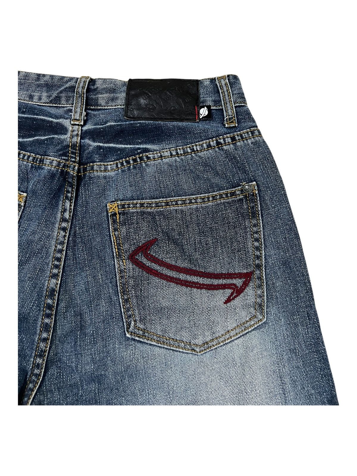 Hook-Ups × Lost Enterprises × Powell Peralta Y2K Lost Skateboard Pockets Logo Baggy Skater Jeans Denim Size US 29 - 6 Thumbnail