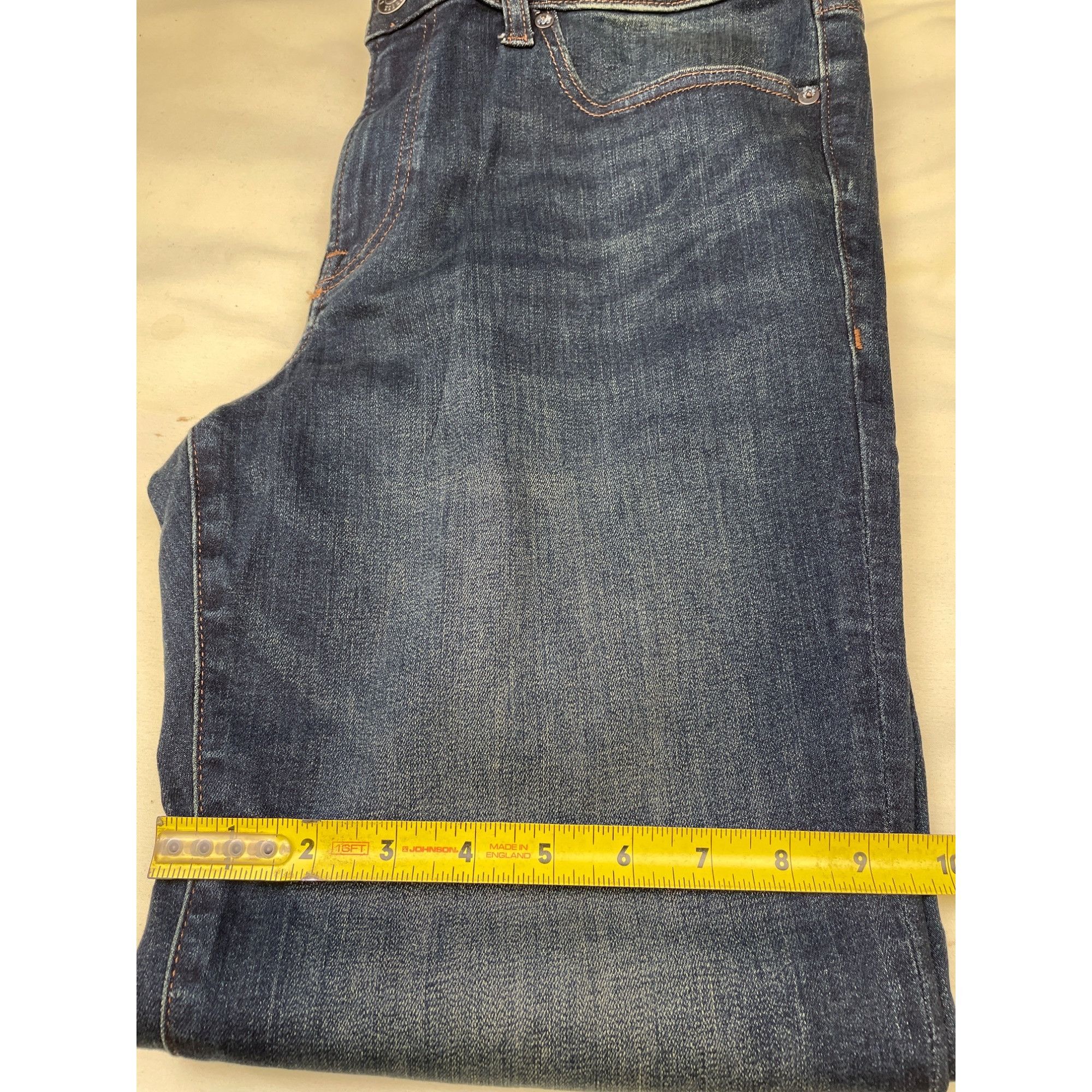 Express Express Mens Blue Jeans Slim Fit Hyper Stretch Size 32x30 SK Size US 32 / EU 48 - 6 Thumbnail