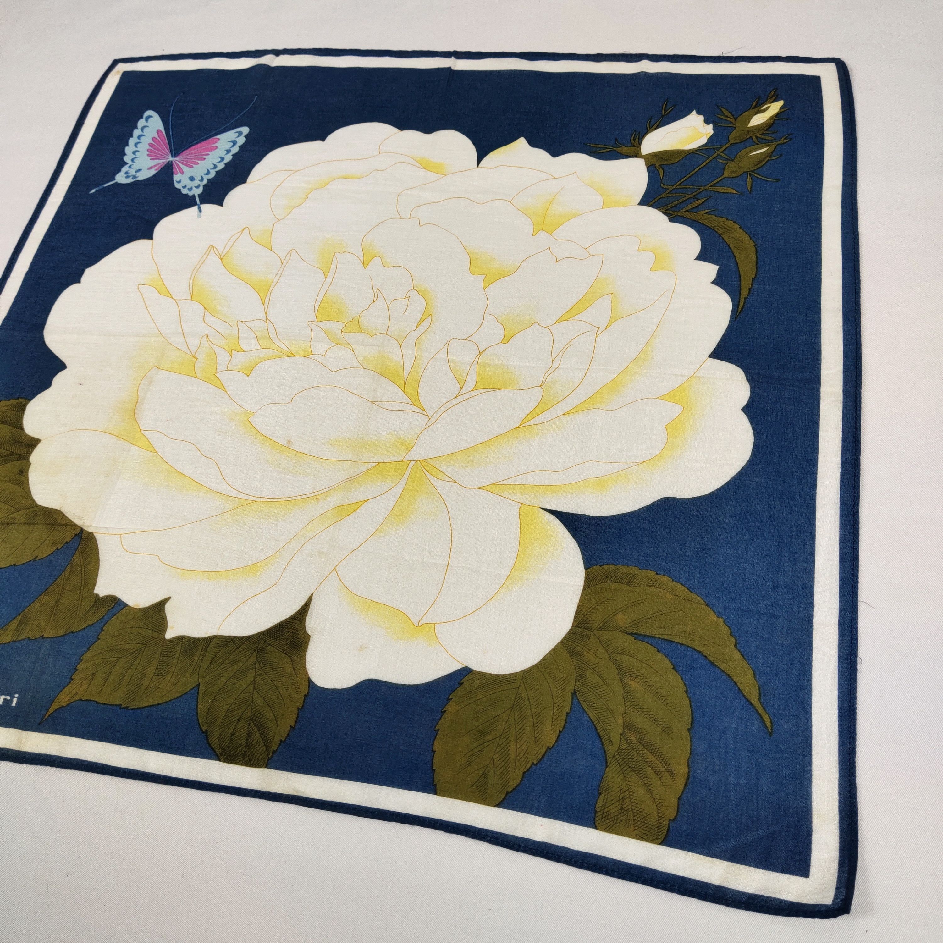 Hanae Mori × Vintage Hanae Mori Handkerchief / Neckerchief / Bandana FZ704 Size ONE SIZE - 4 Thumbnail