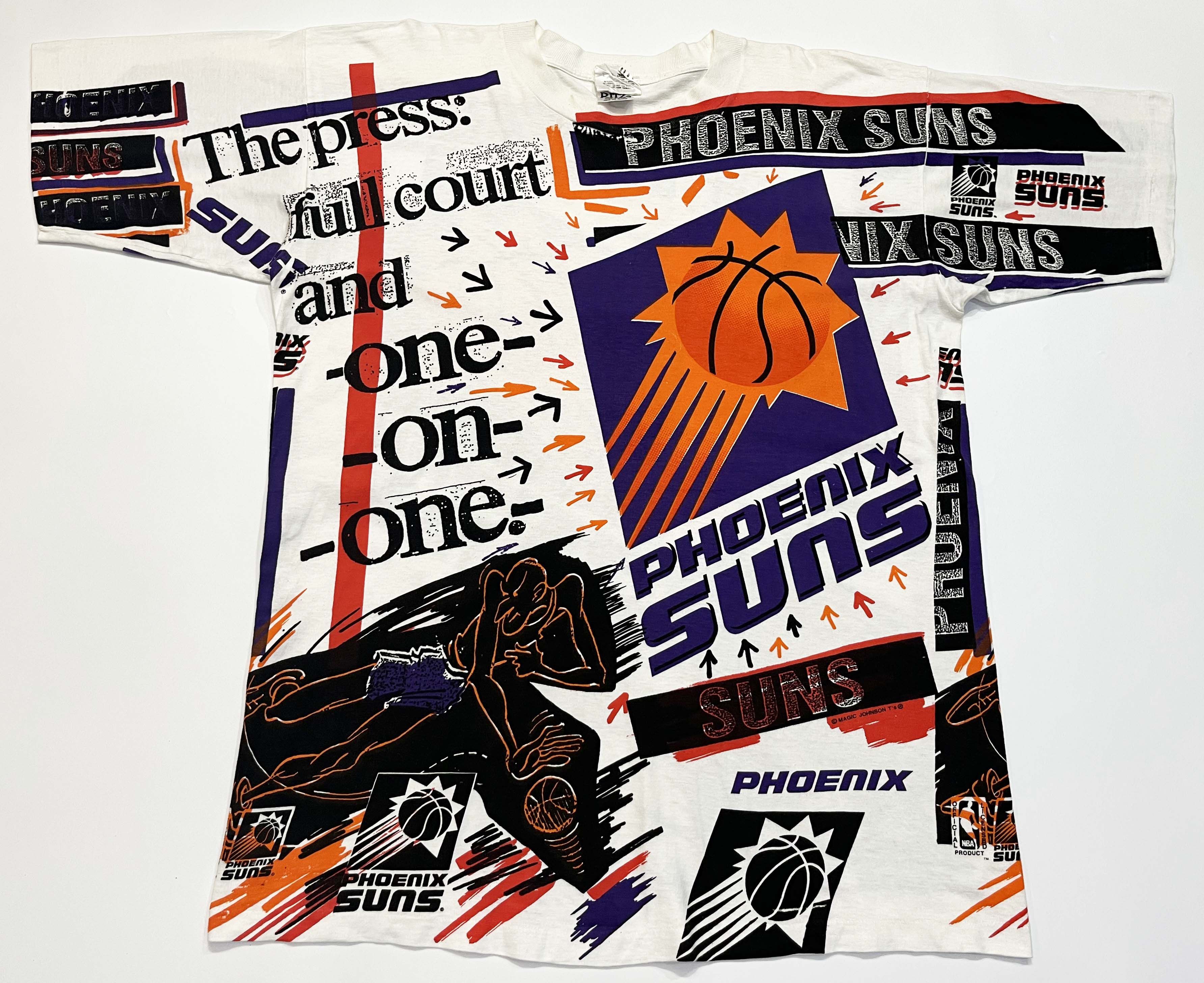 Vintage Vintage Magic Johnson T's NBA Phoenix Suns AOP T-Shirt Size US L / EU 52-54 / 3 - 1 Thumbnail