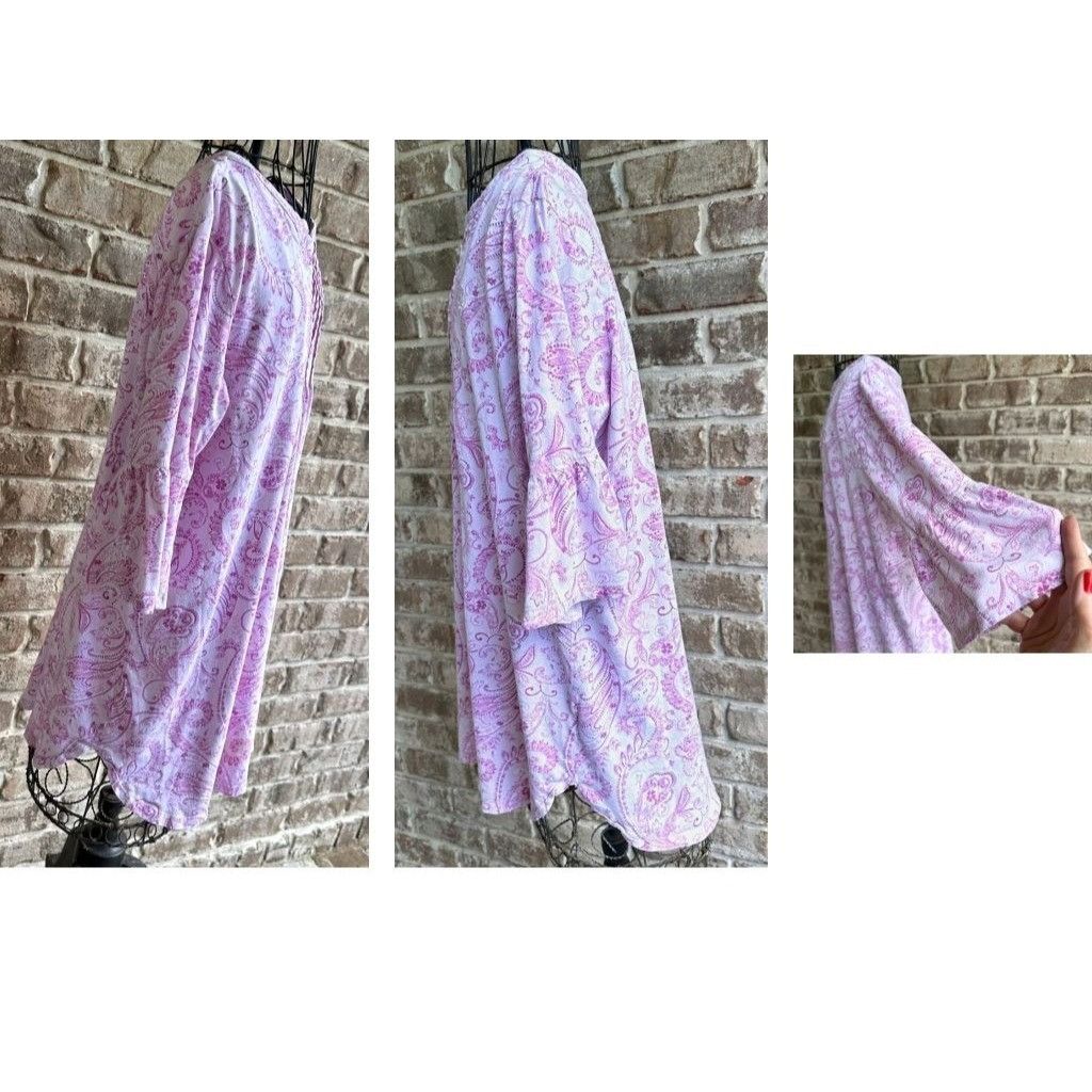 Designer × Lauren Ralph Lauren Lauren Ralph Lauren Nightgown Large Retro Sleep Shirt Size L / US 10 / IT 46 - 7 Thumbnail