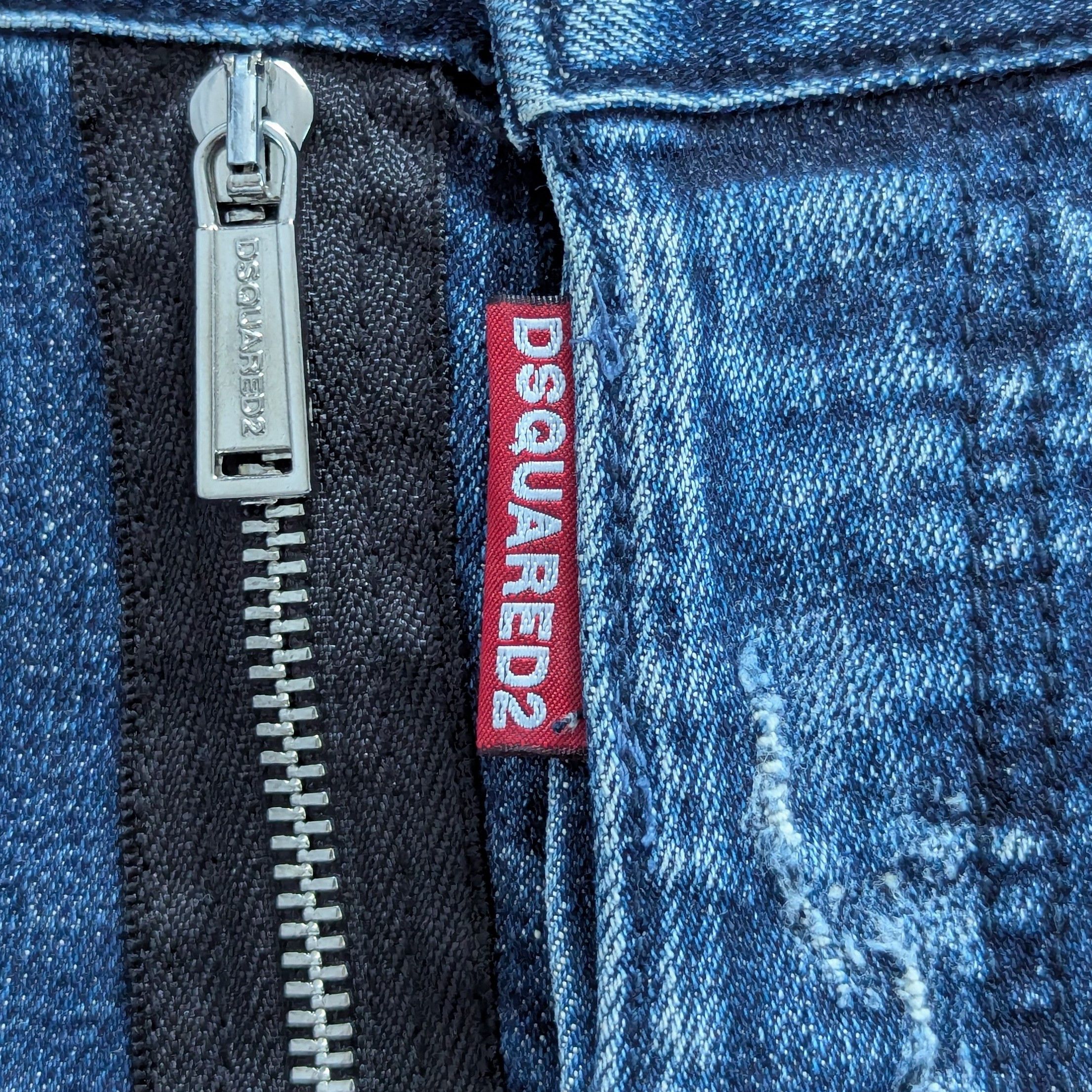 Dsquared2 DSQUARED2 Slim Jean Made In Italy Denim Pants Luxury Brand Size US 34 / EU 50 - 4 Thumbnail