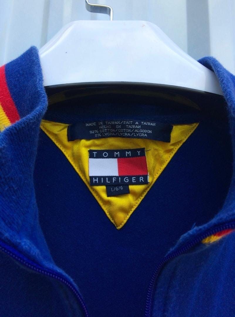 Tommy Hilfiger × Vintage Vtg 90s Tommy Hilfiger cycling gear shirt for specialized Size US L / EU 52-54 / 3 - 7 Thumbnail