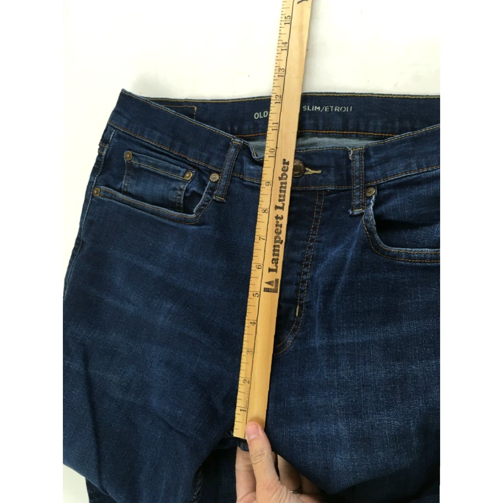 Old Navy Old Navy Jeans Women's 32x34 Blue Mid Rise Straight Slim Fit Denim Pants Size 24" / US 00 / IT 34 - 5 Thumbnail