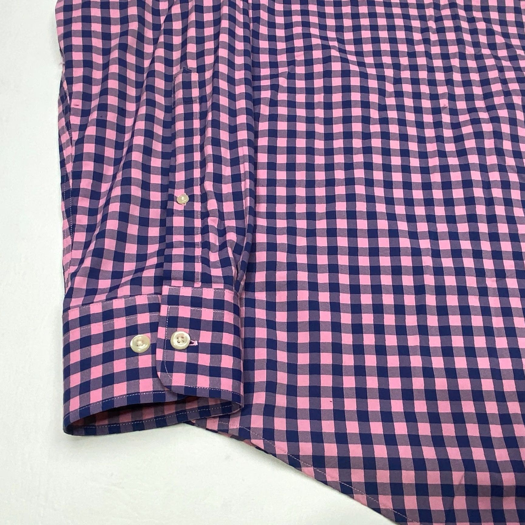 Peter Millar Peter Millar Shirt Mens XL Purple Check Summer Comfort Stretch Button-Down Size US XL / EU 56 / 4 - 3 Thumbnail