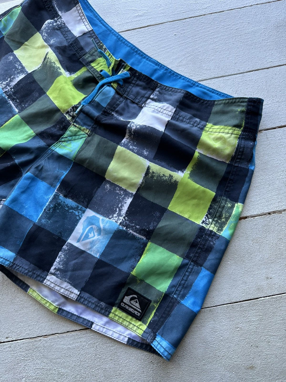 Quiksilver 🚨Vintage Quiksilver Shorts Big Logo Y2K Style 90s Surfing Size US 36 / EU 52 - 2 Thumbnail