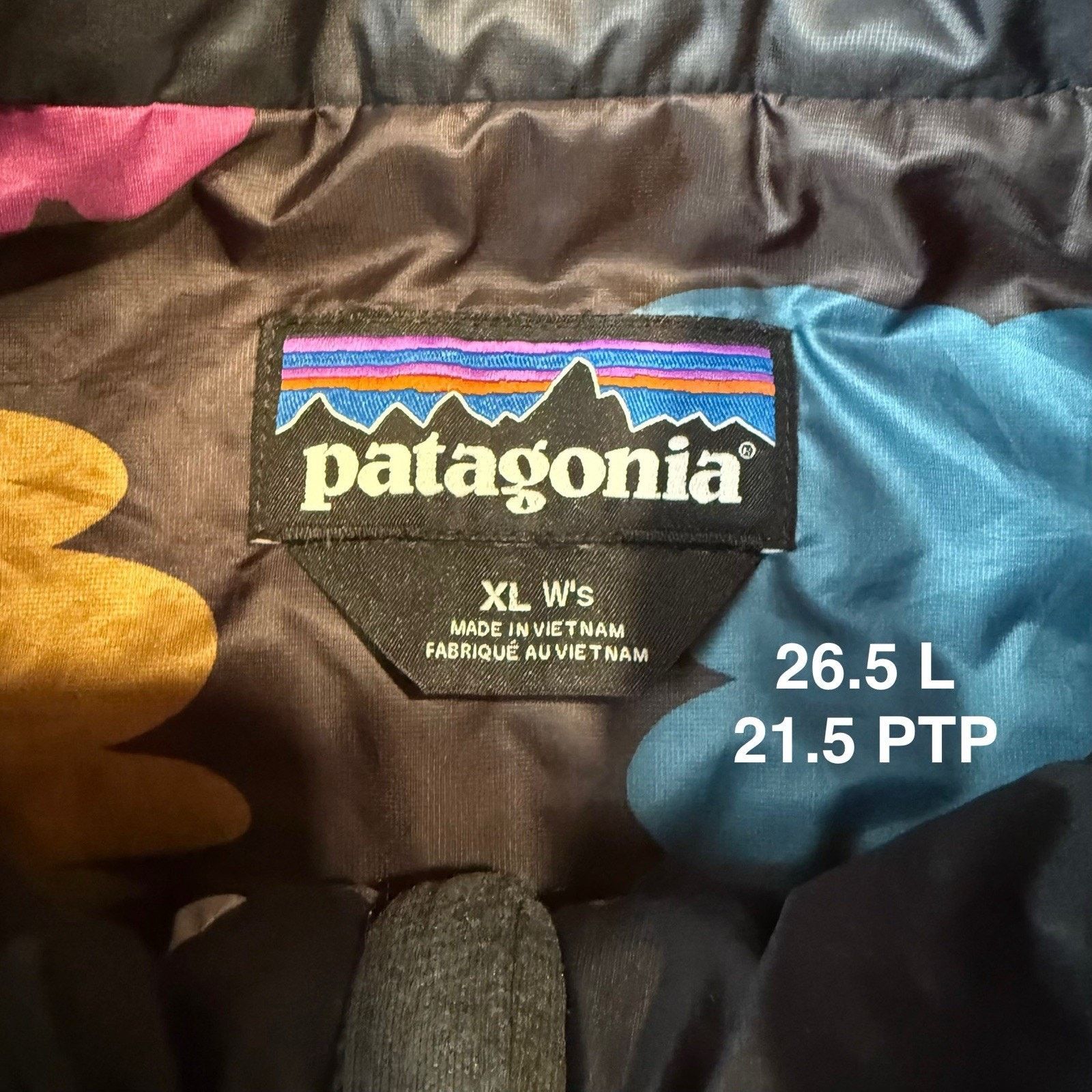 Patagonia Patagonia Nano Puff Vest Women's XL Navy Gray Full Zip Size XL / US 12-14 / IT 48-50 - 6 Thumbnail