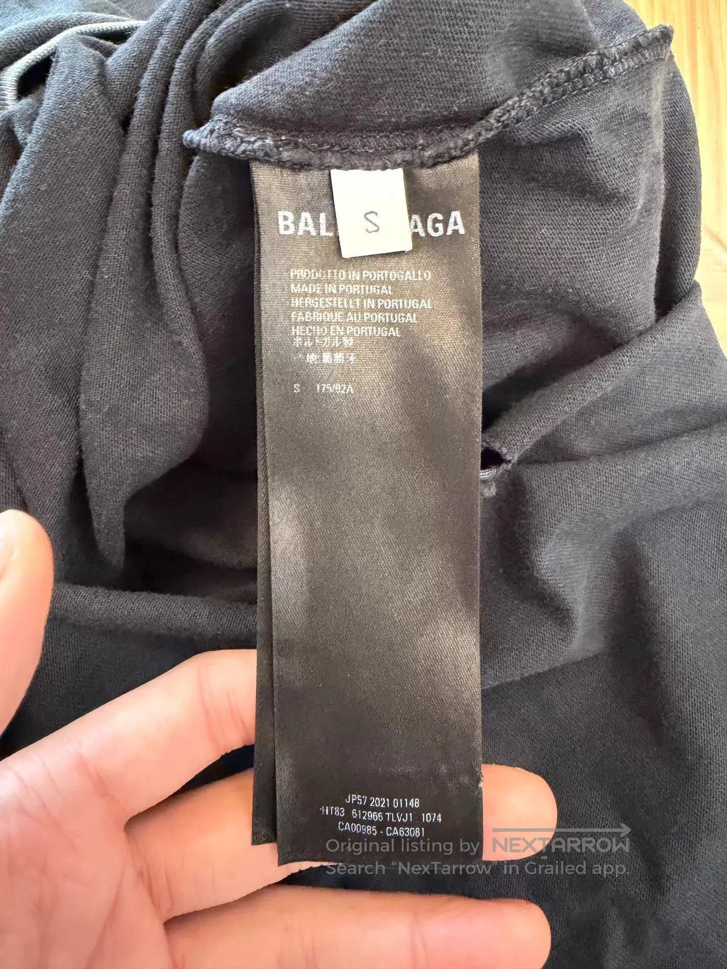 Balenciaga Distressed Graphic Short-Sleeve T-Shirt. Size US S / EU 44-46 / 1 - 4 Thumbnail