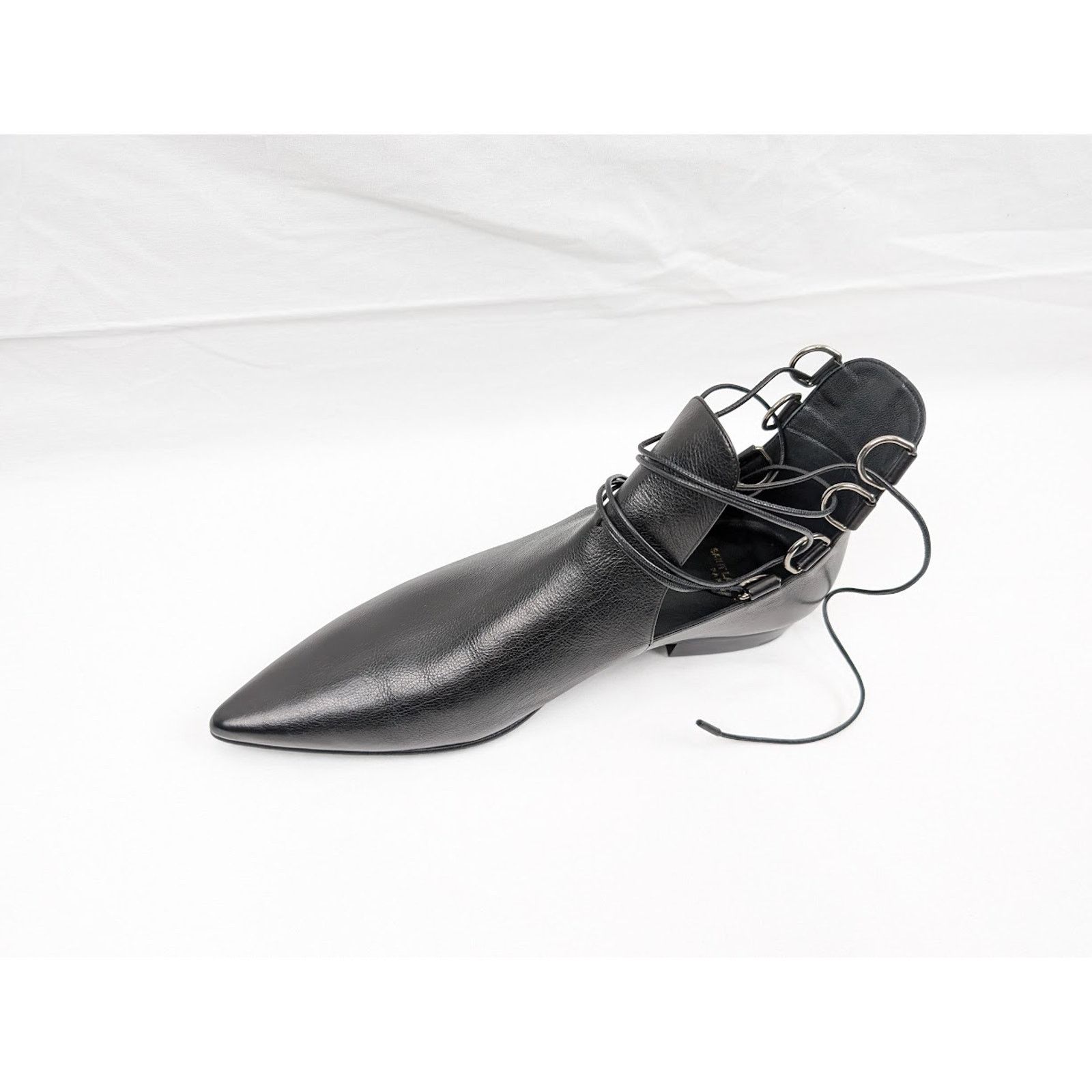 Saint Laurent Paris o1rshd1 Q:2 / Goth 15 Lace Up Shoes in Nero Size US 10 / EU 43 - 9 Thumbnail