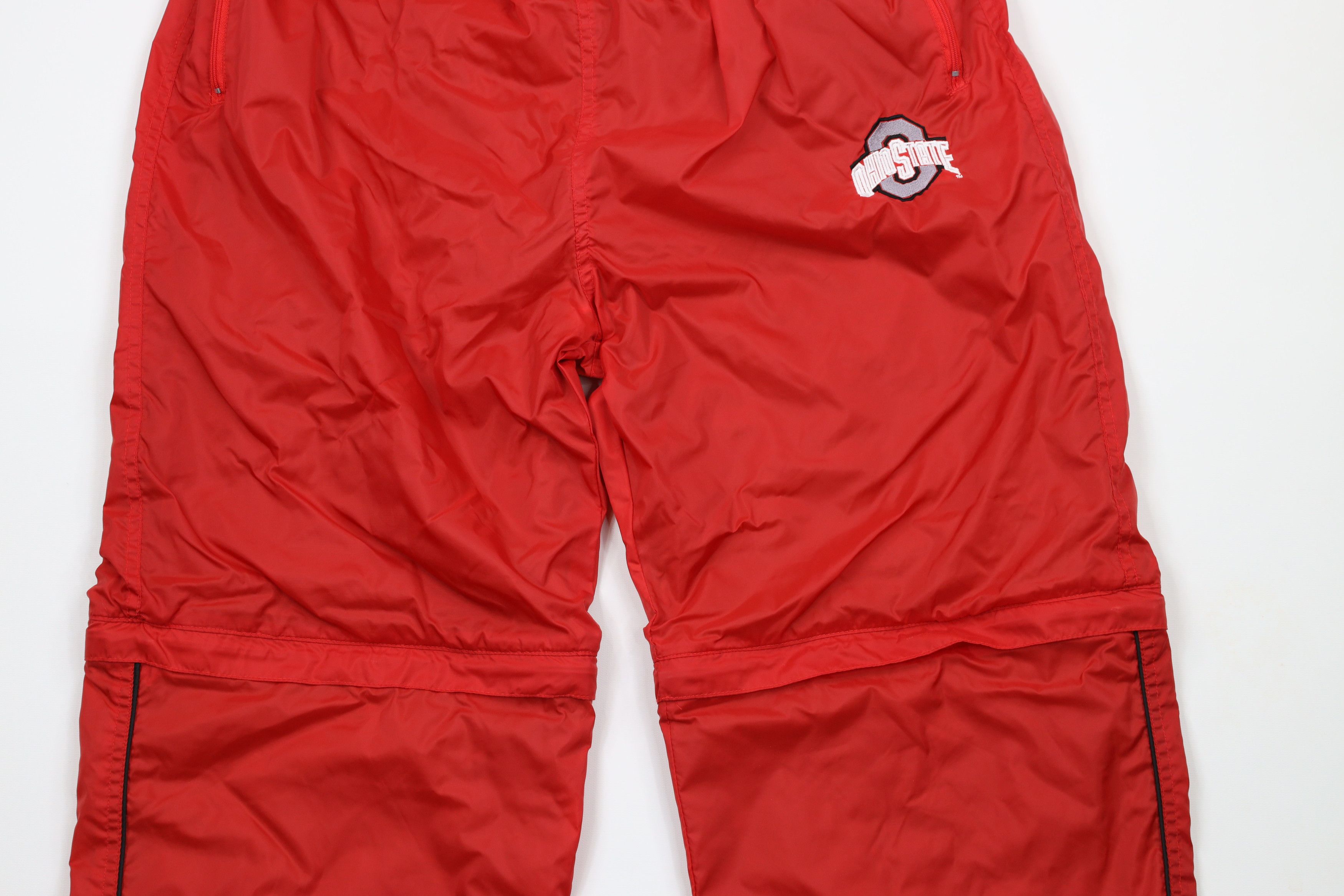 Vintage Vintage 90s University Convertible Wide Leg Pants Shorts Red Size US 38 / EU 54 - 3 Thumbnail