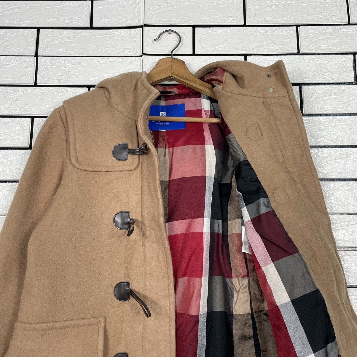 Japanese Brand Crestbridge Blue Label Brown Duffle Coat Size S / US 4 / IT 40 - 12 Thumbnail